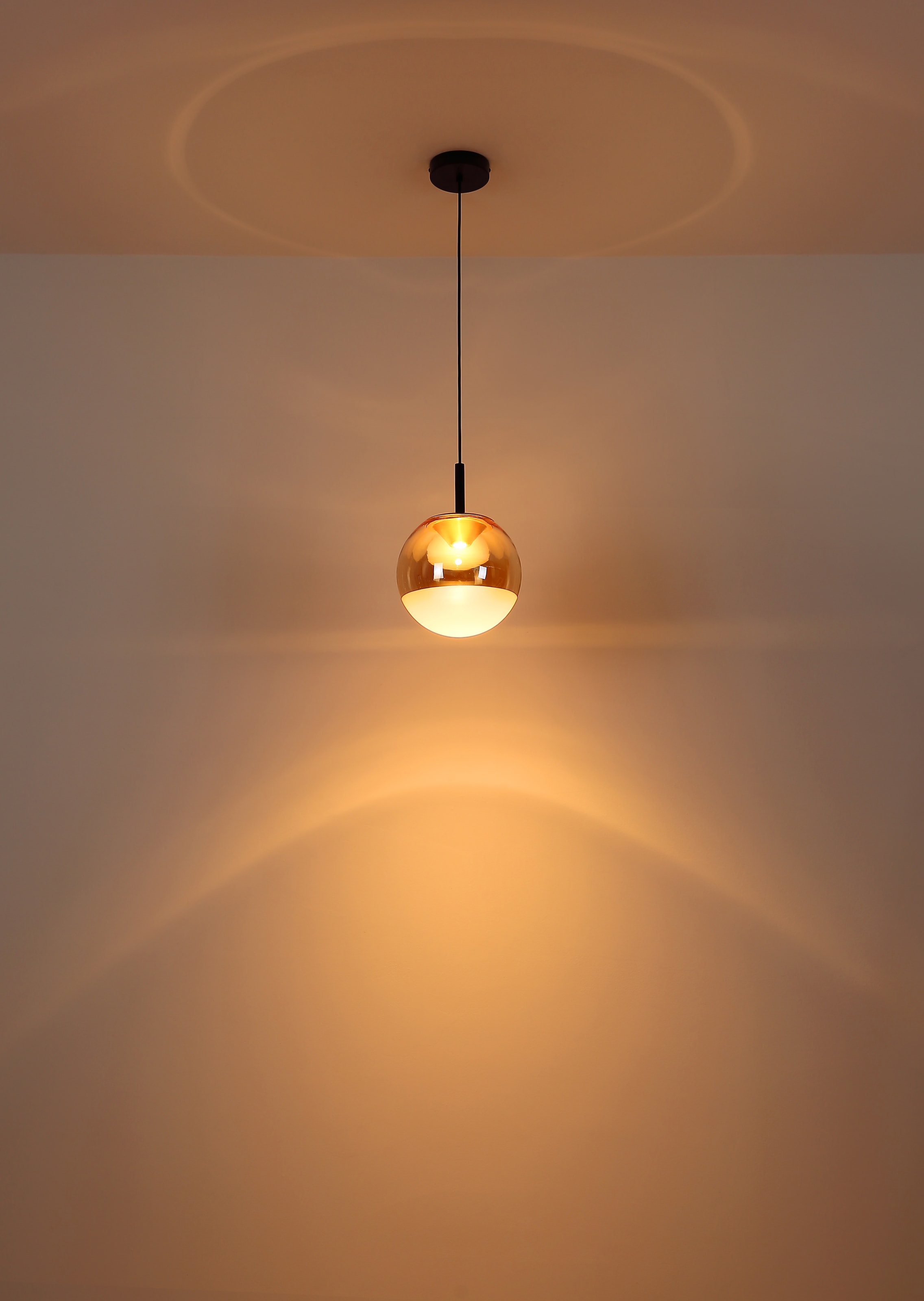 GLOBO LIGHTING Hängeleuchte »SEVERIN« LED-Modul 1 Stk. Warmweiß Hängelampe Esszimmer-Leuchte Esstischleuchte Wohnzimmer