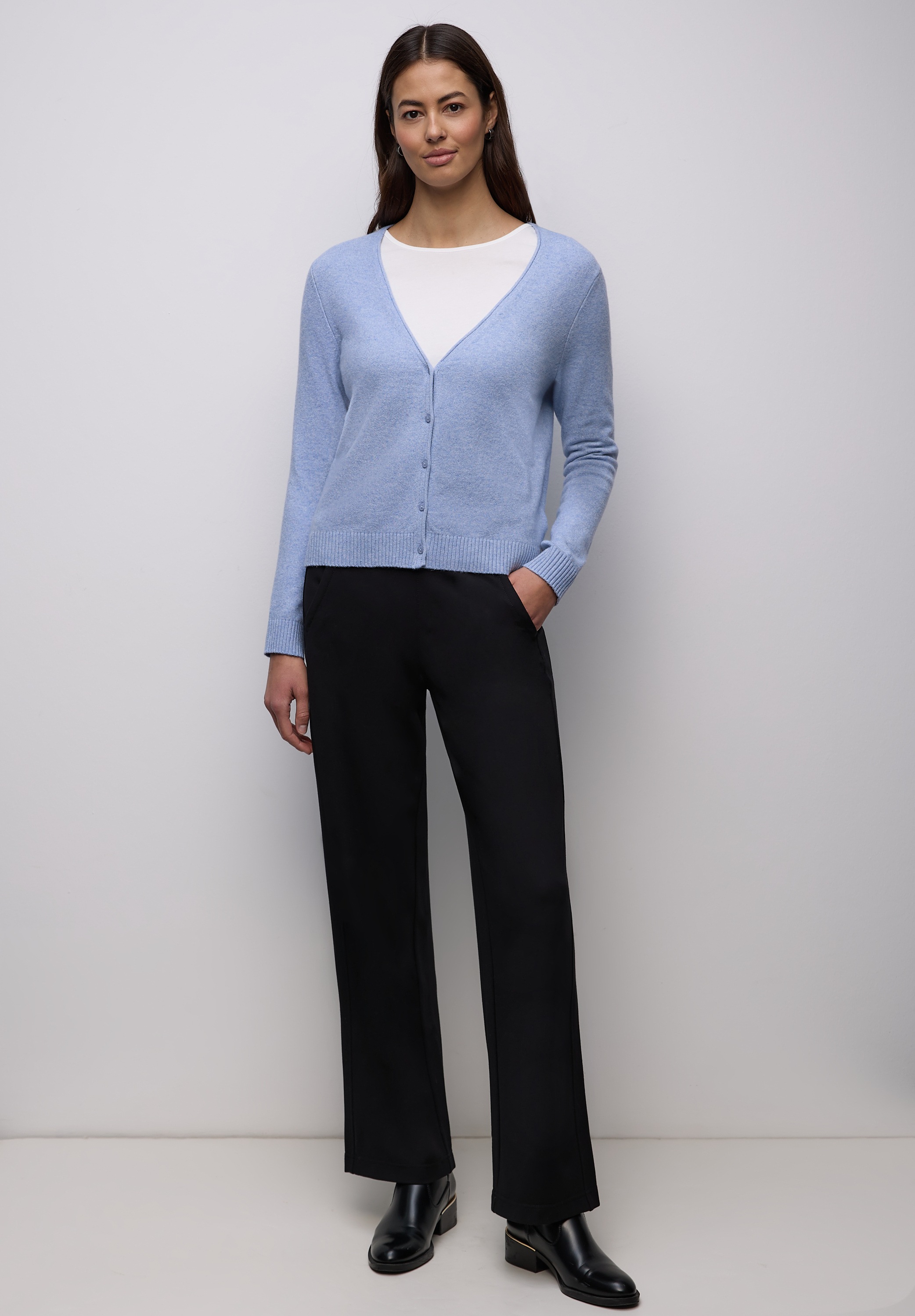 STREET ONE Cardigan mit V-Ausschnitt