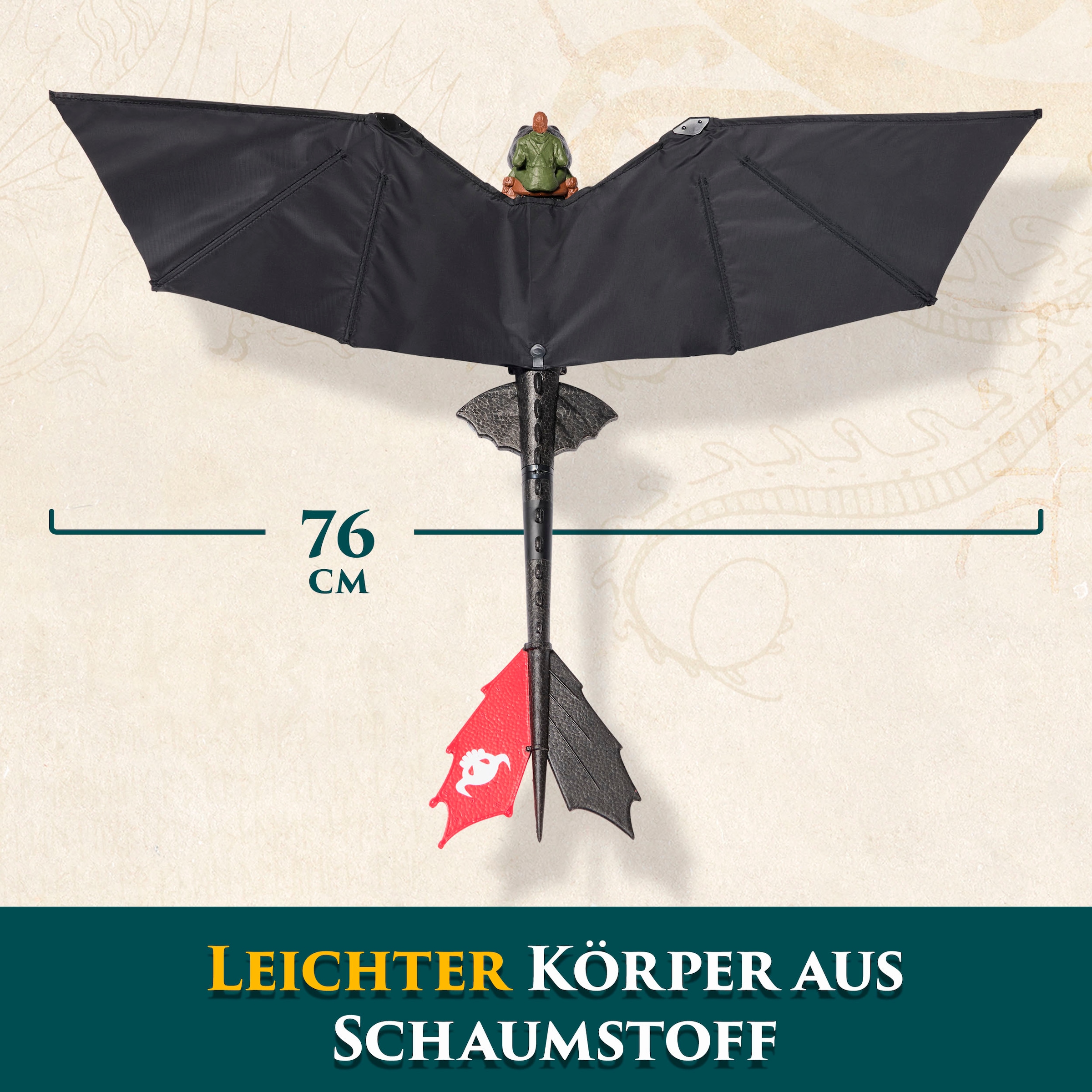 Spin Master RC-Figur »Dragons Movie - Fliegender Drache Ohnezahn«, mit Fernbedienung