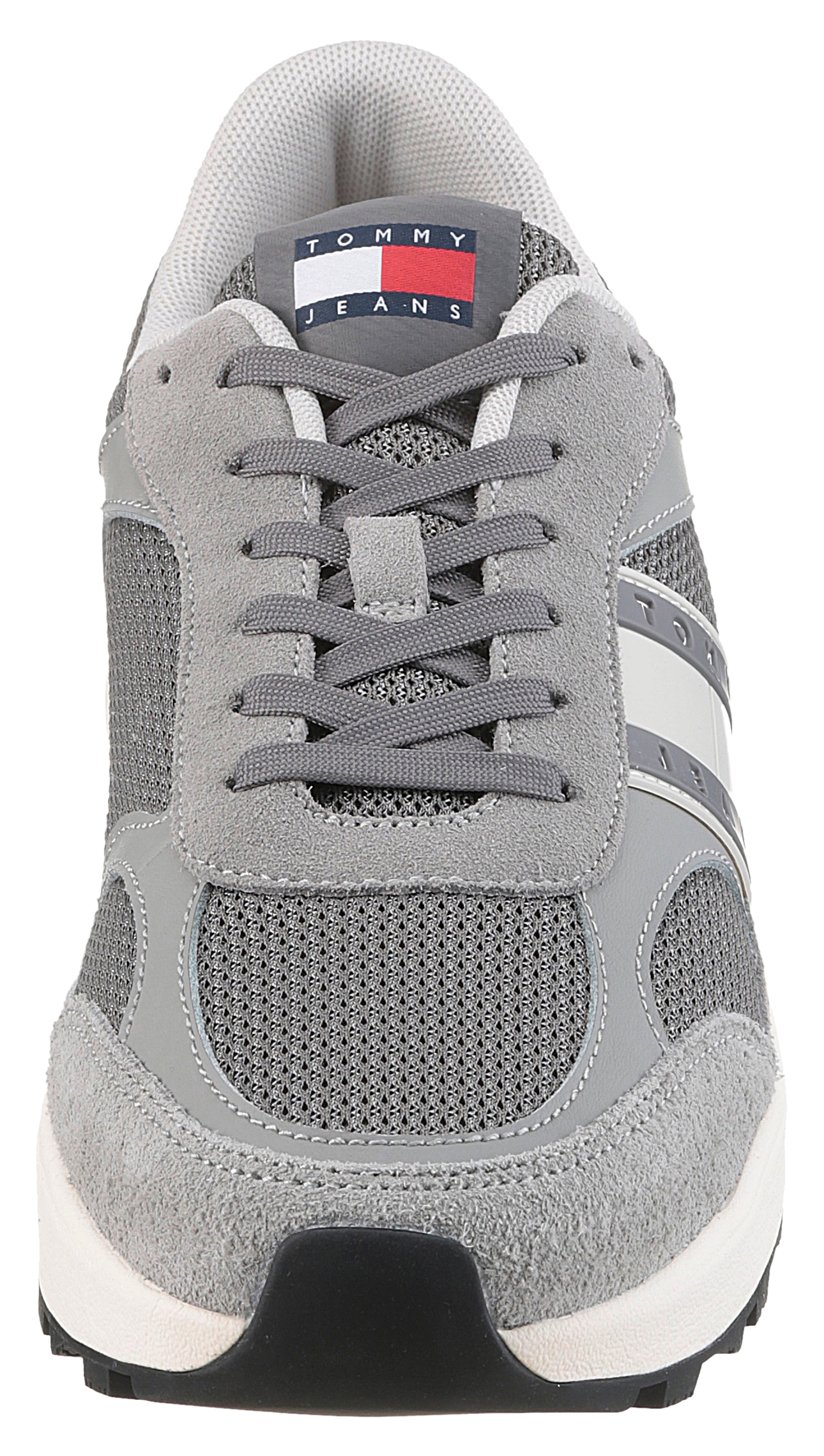 Tommy Jeans Sneaker »TJM TECHNICAL RUNNER ESS«, Freizeitschuh, Halbschuh, Schnürschuh mit gepolstertem Schaftrand