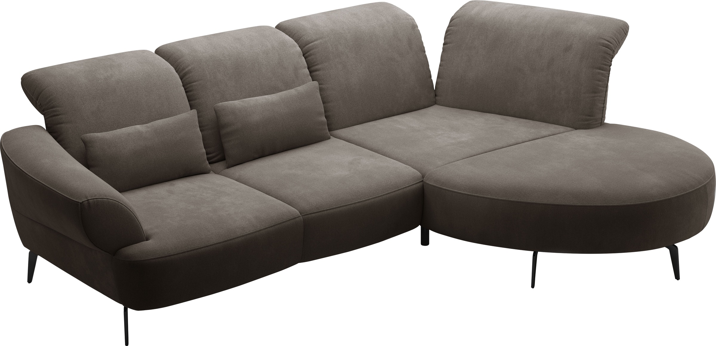 sit&more Ecksofa »Dance«, inkl.System Click&Seat und Sitztiefenverstellung