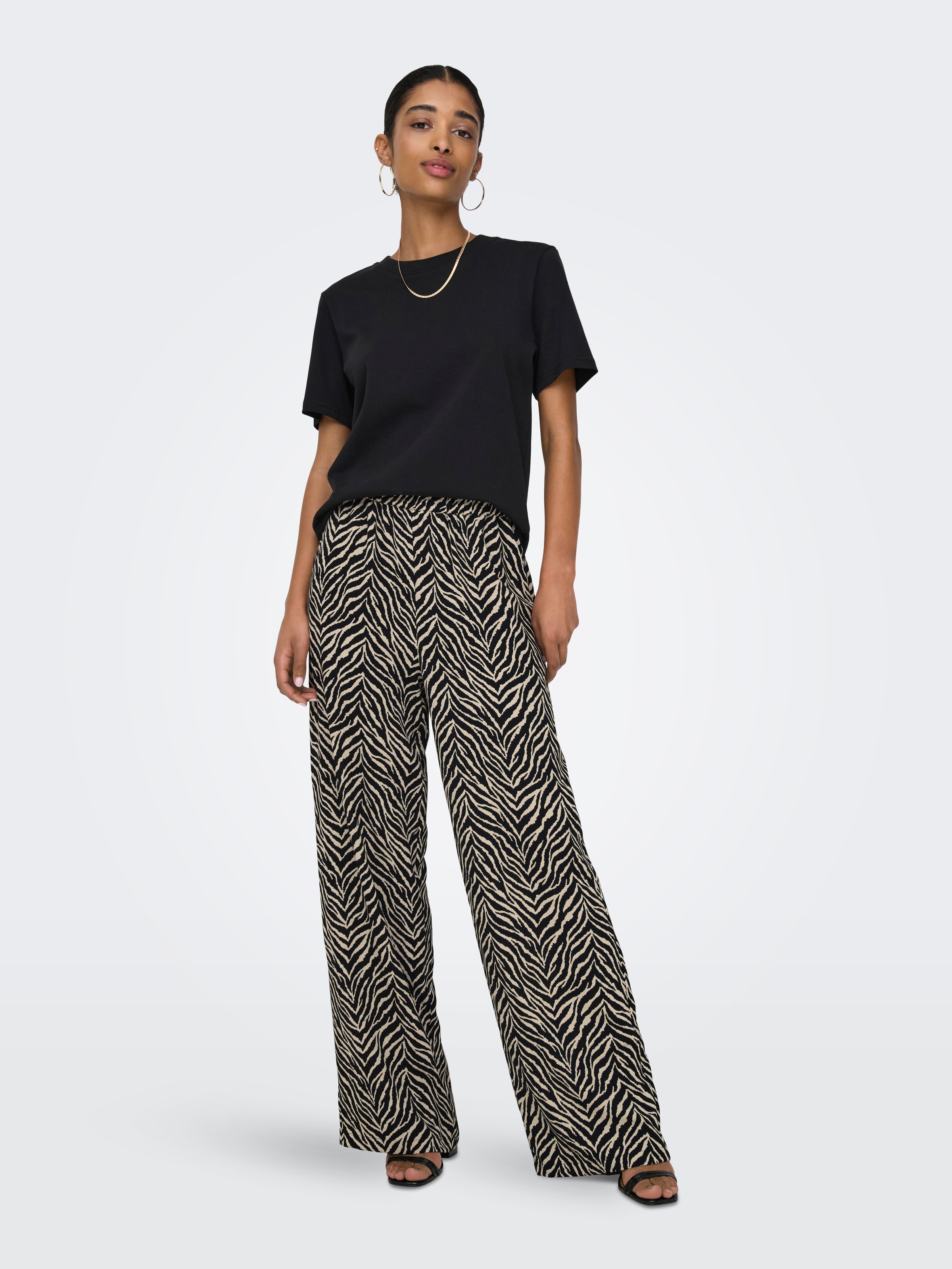 Thumbnail - ONLY Schlupfhose "ONLKATTY LIFE PANT PTM" Sommerhose, Kunstfaser, normal geschnitten