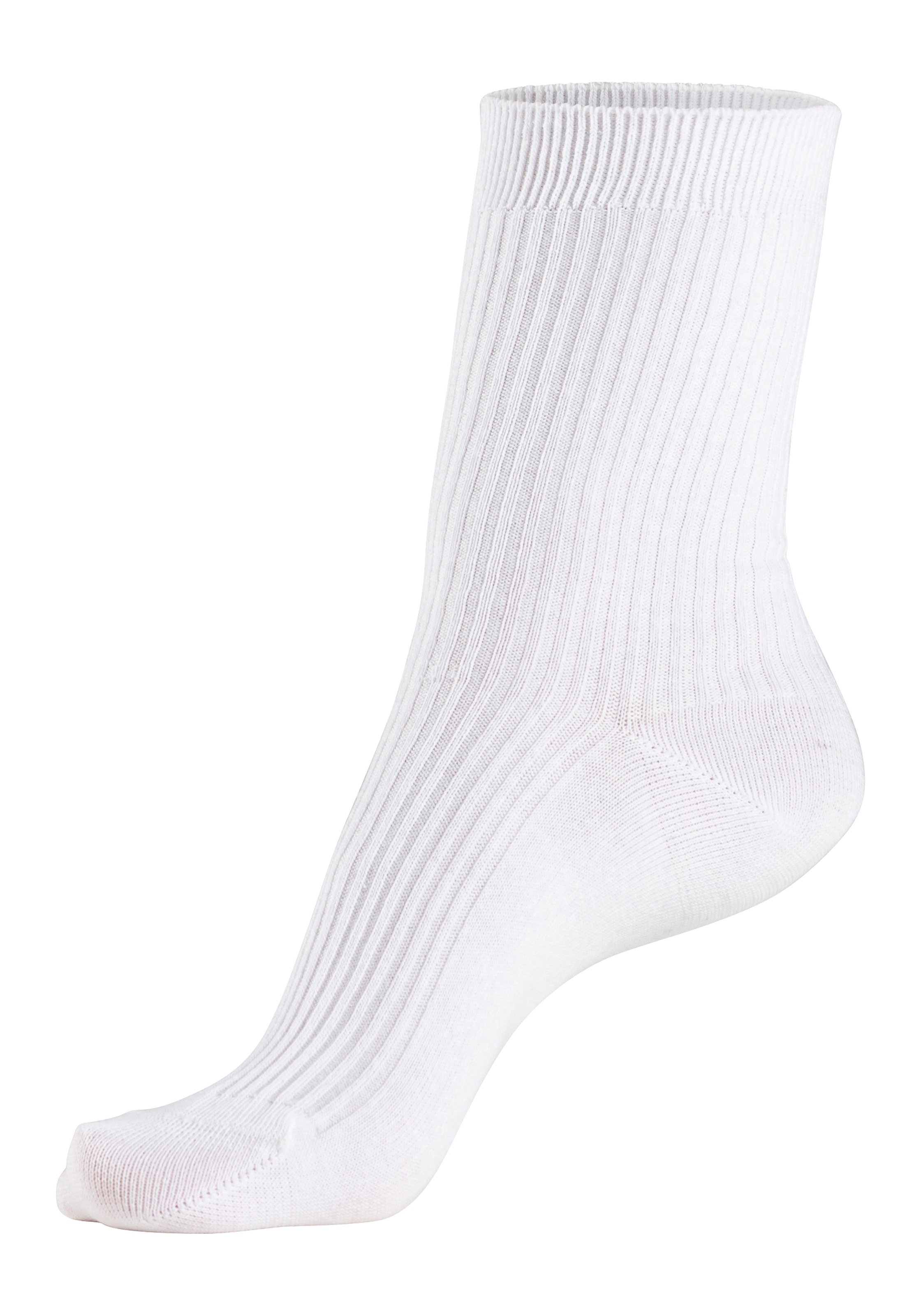 Lavana Basicsocken, (Packung, 5 Paar), mit feiner Rippe