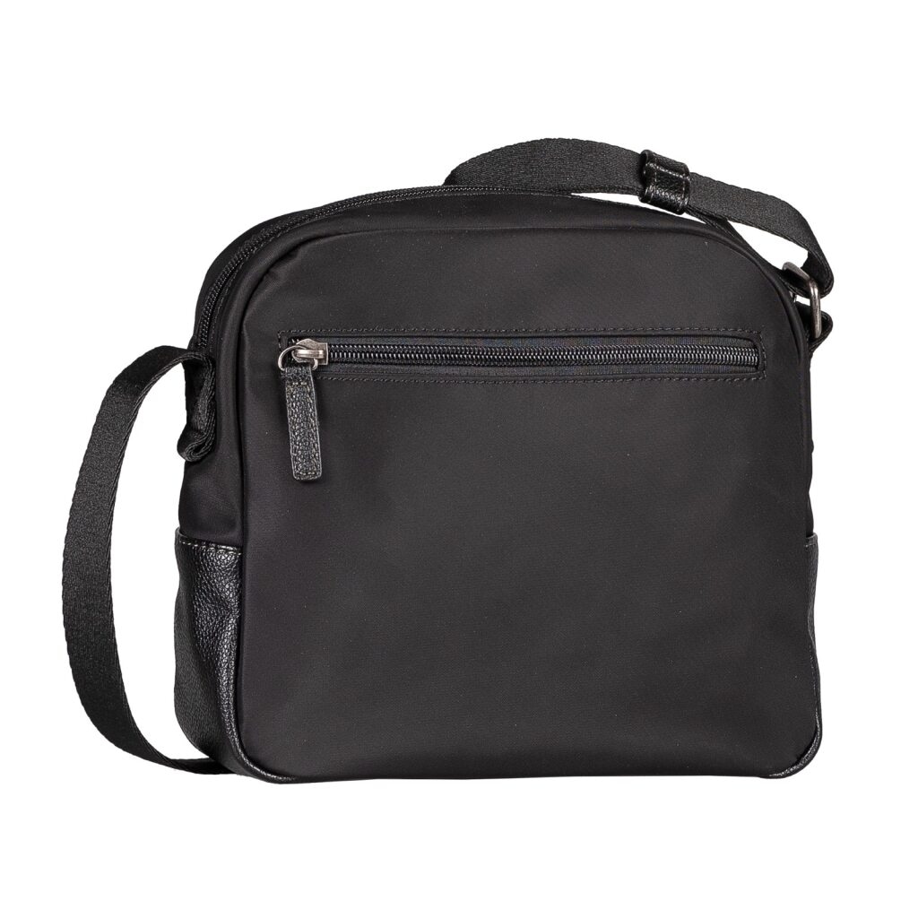 TOM TAILOR Umhängetasche »Viene« fein genarbtes Lederimitat trifft auf leichtes Nylon mit feinem Logo