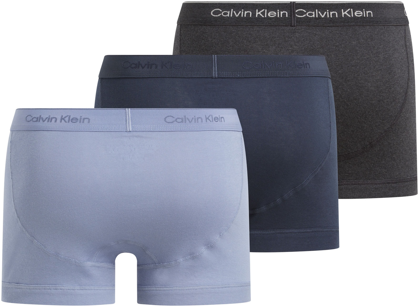 Calvin Klein Underwear Trunk »TRUNK 3PK«, (Packung, 3er-Pack), mit Logo-Elastikbund (3 Stück)