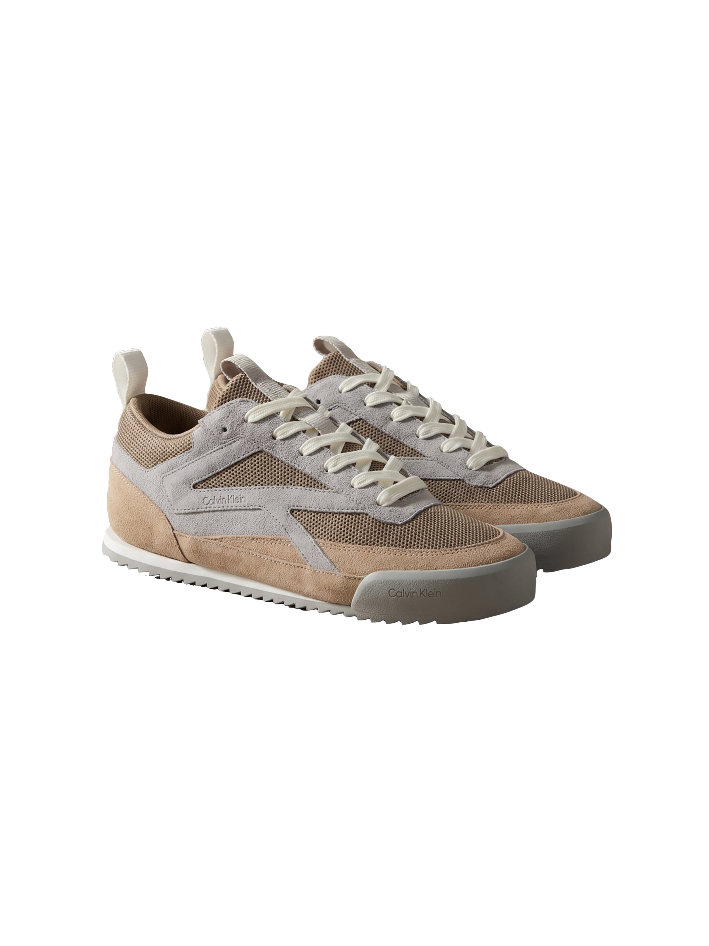 Calvin Klein Sneaker "LOW PRO RUNNER MIX MAT" Freizeitschuh, Halbschuh, Schnürschuh mit seitlichem Logoschriftzug