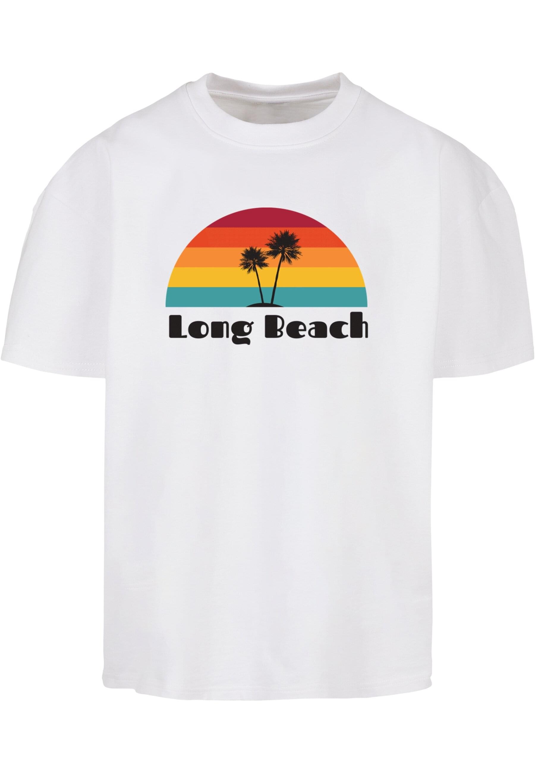 T-Shirt »Merchcode Herren Long Beach Ultra Heavy Cotton Box T-Shirt«, (1 tlg.)