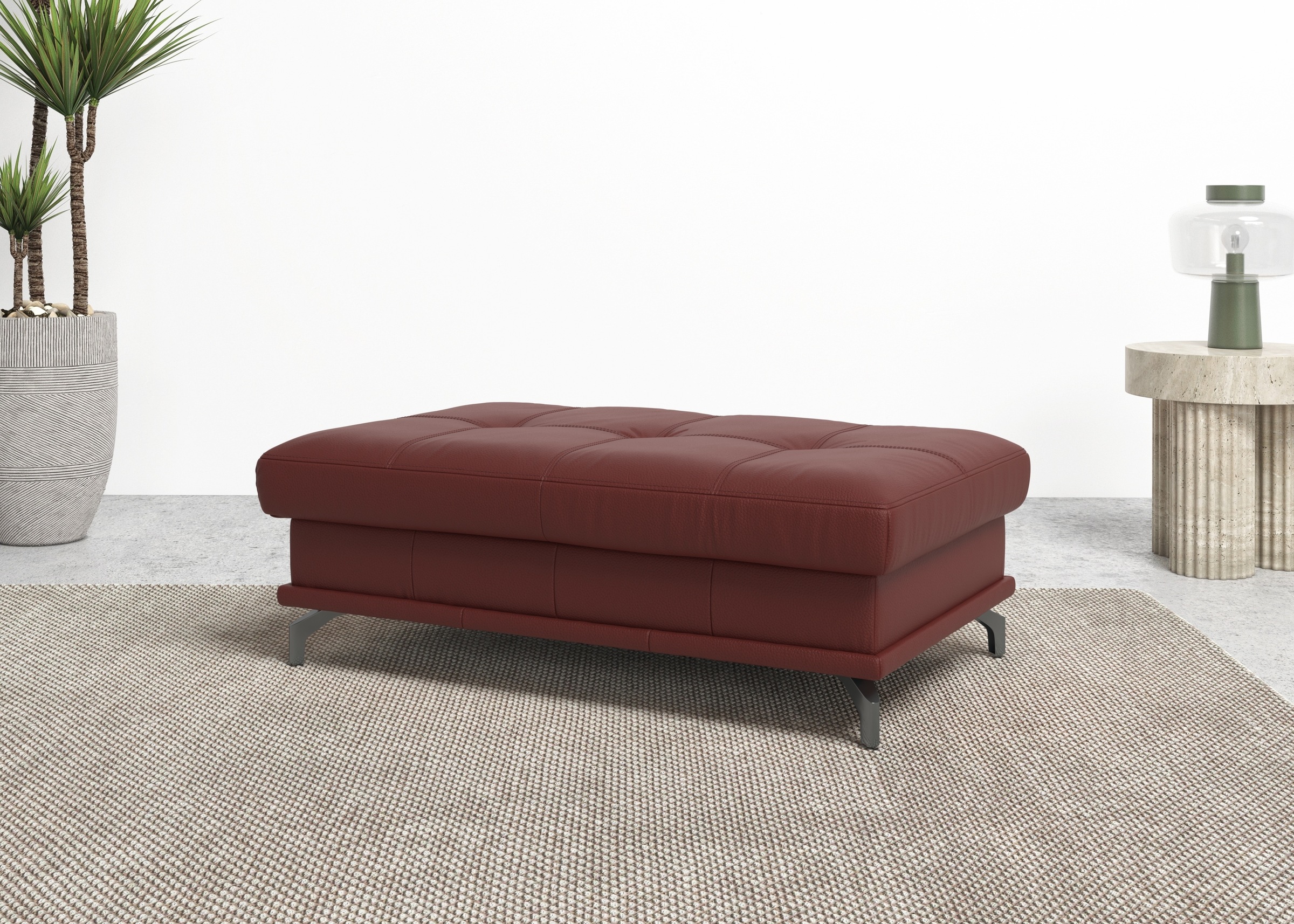 PLACES OF STYLE Polsterhocker "Costello, B: 133 cm" individuell zu kombinie günstig online kaufen