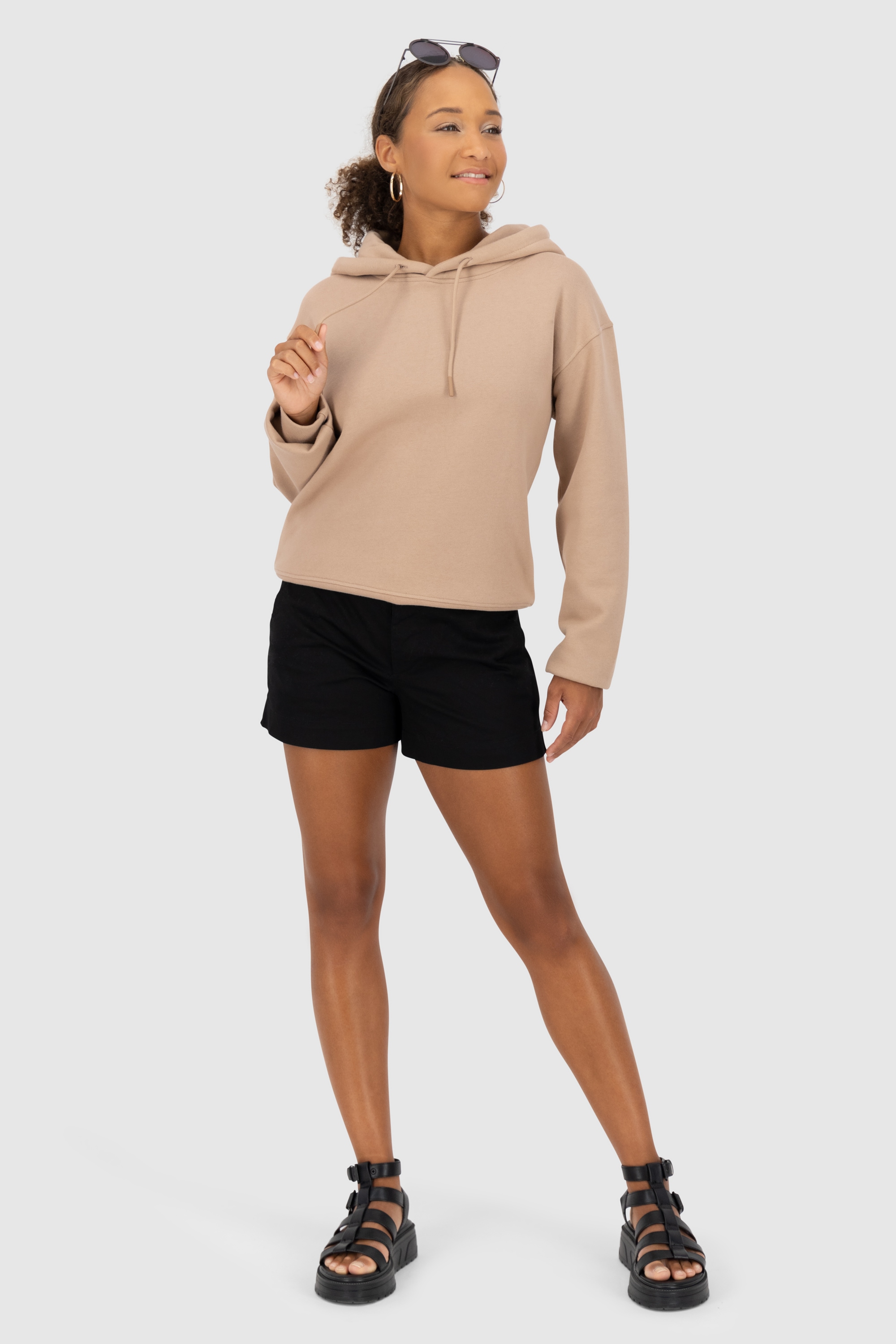Alife & Kickin Kapuzensweatshirt »Damen ThaneeAK A«, Basic Hoodie Kapuzenpullover, Sweatshirt mit Kapuze