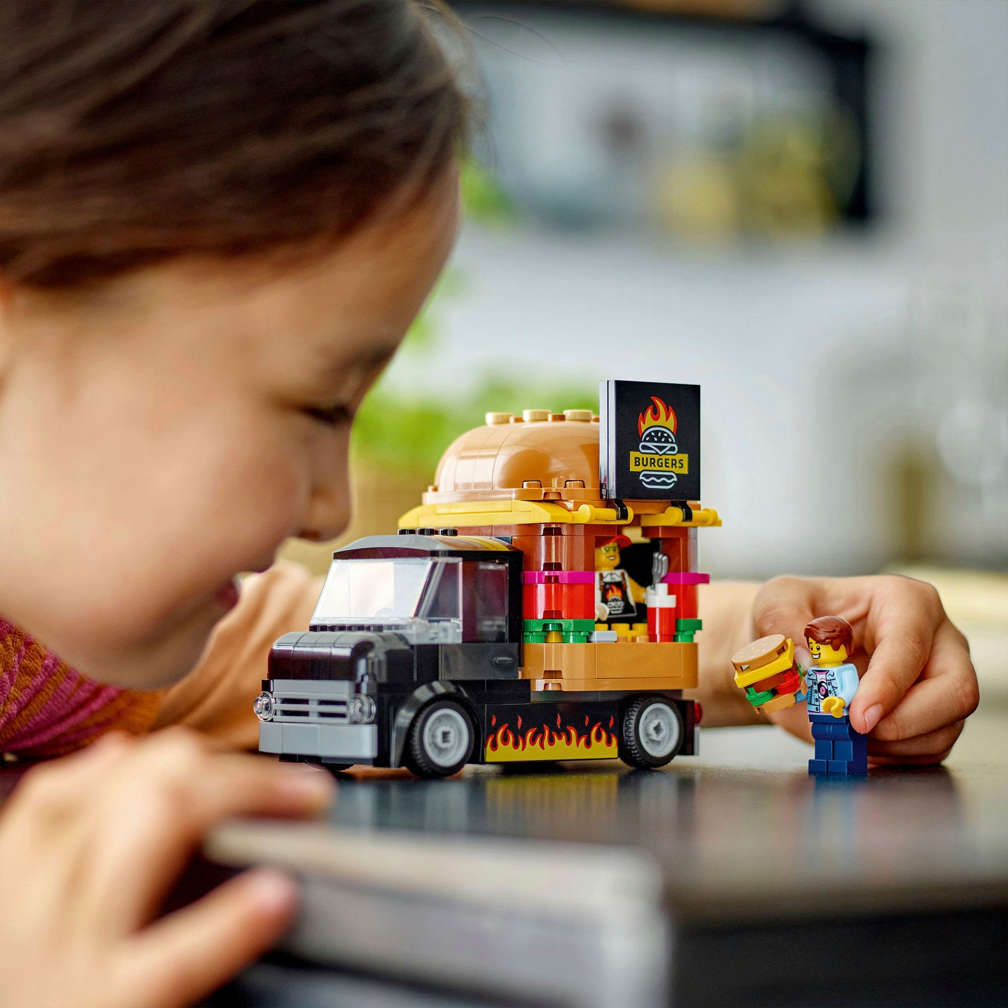 LEGO® Konstruktionsspielsteine »Burger-Truck (60404), LEGO City«, (194 St.), Made in Europe