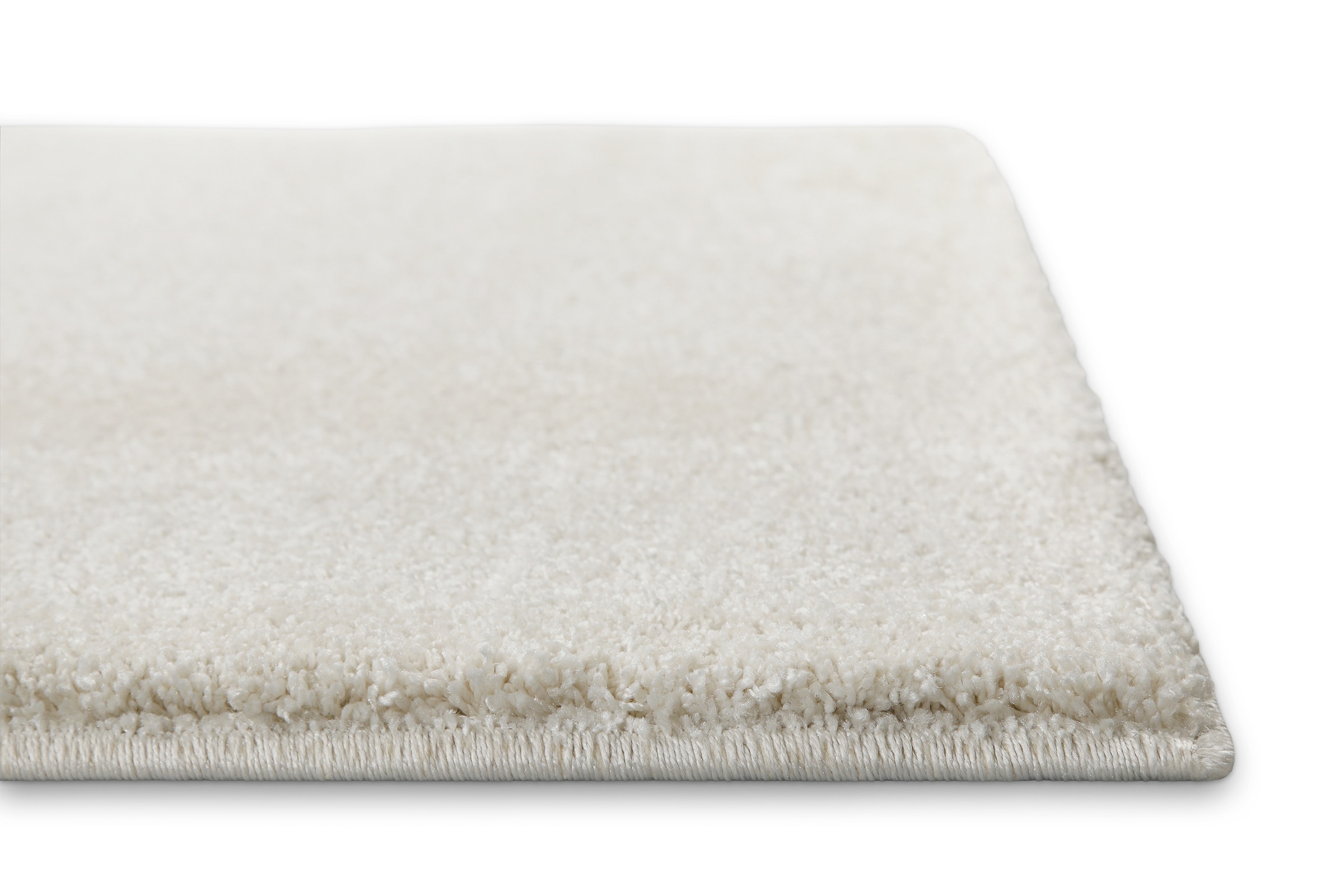 Wecon home Hochflor-Teppich »Manta«, quadratisch, 25 mm Höhe, Langflor, maschinell gewebt, robust, Wohn- & Schlafzimmer, uni