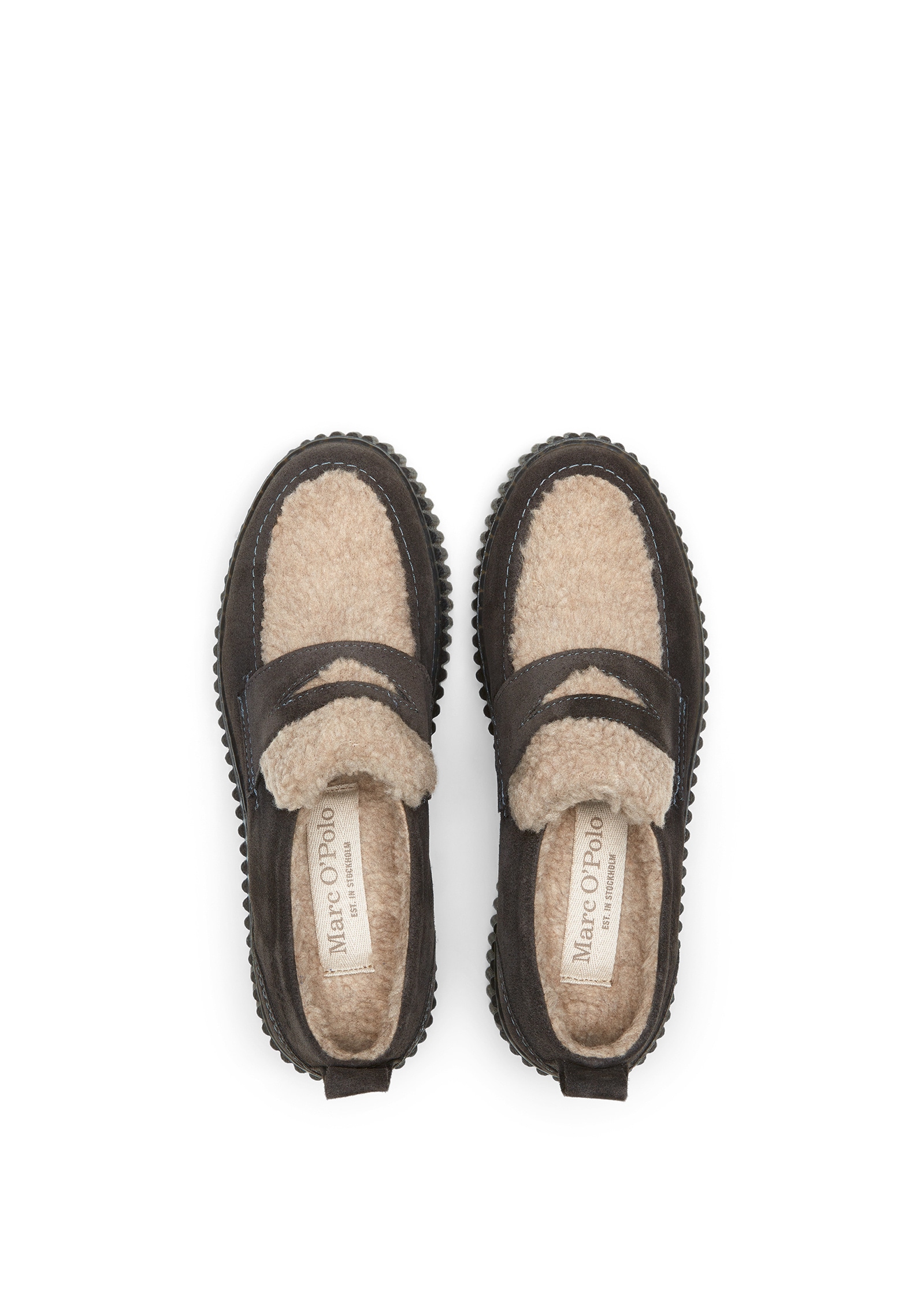 Marc O'Polo Loafer »mit flauschigem Teddyfell«