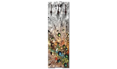 Artland Garderobenleiste »Farbenfrohe Natur«, platzsparende Wandgarderobe aus Holz mit... kaufen