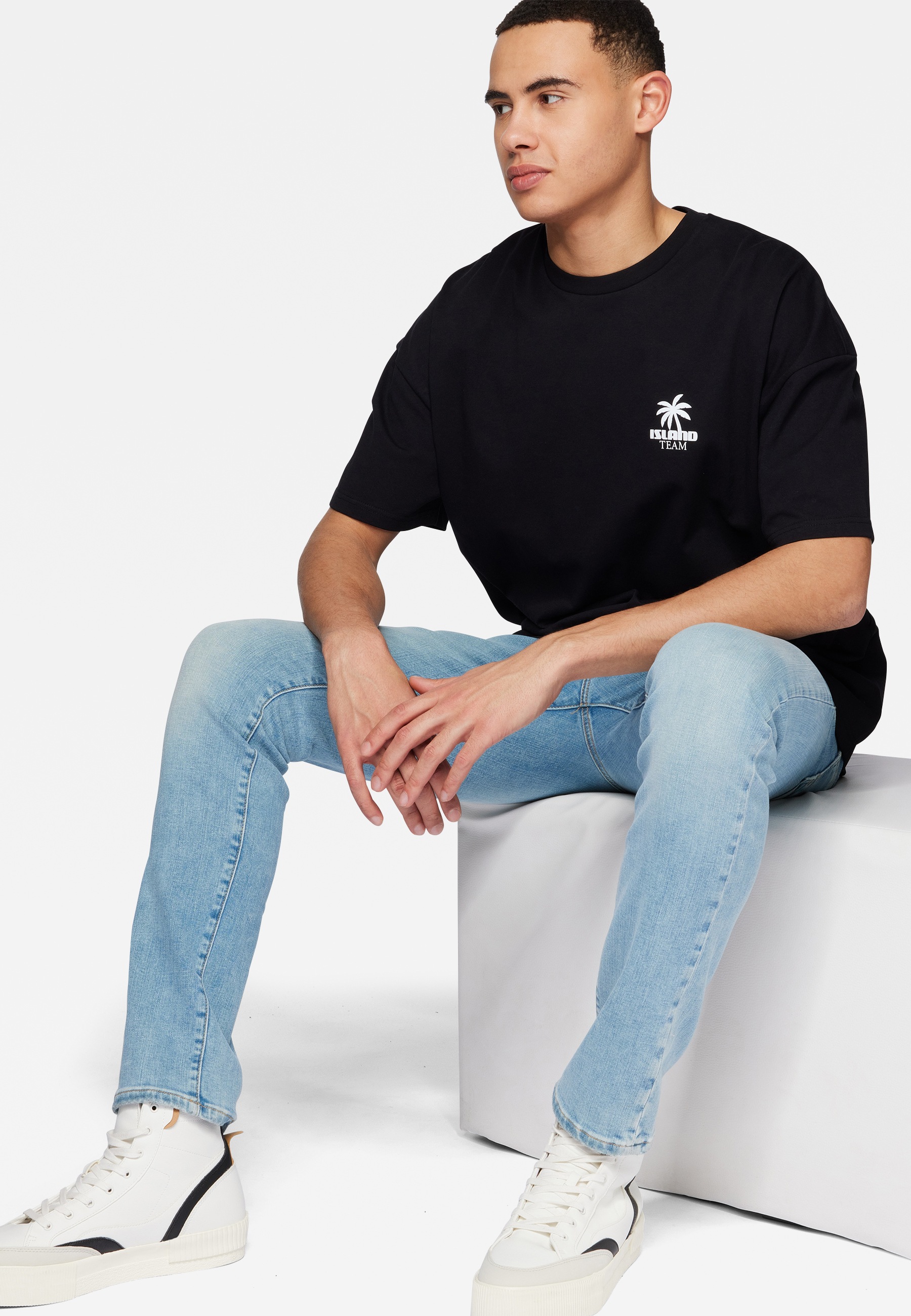 Mavi T-Shirt »ISLAND TEAM PRINTED TEE«, T-Shirt mit Back-Print