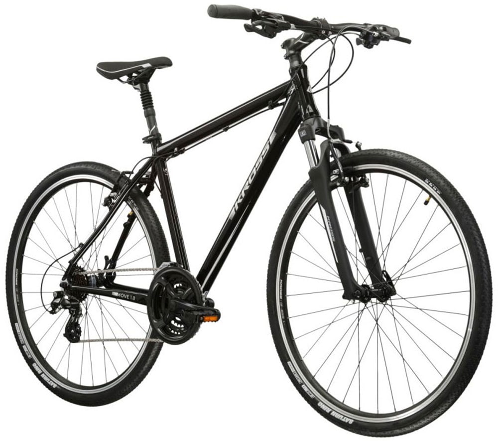 Kross Crossrad »Crossrad Herren 28" Move 1.0 grau 21 Gänge« 21 Gang Shimano ALTUS M310 Schaltwerk Kettenschaltung