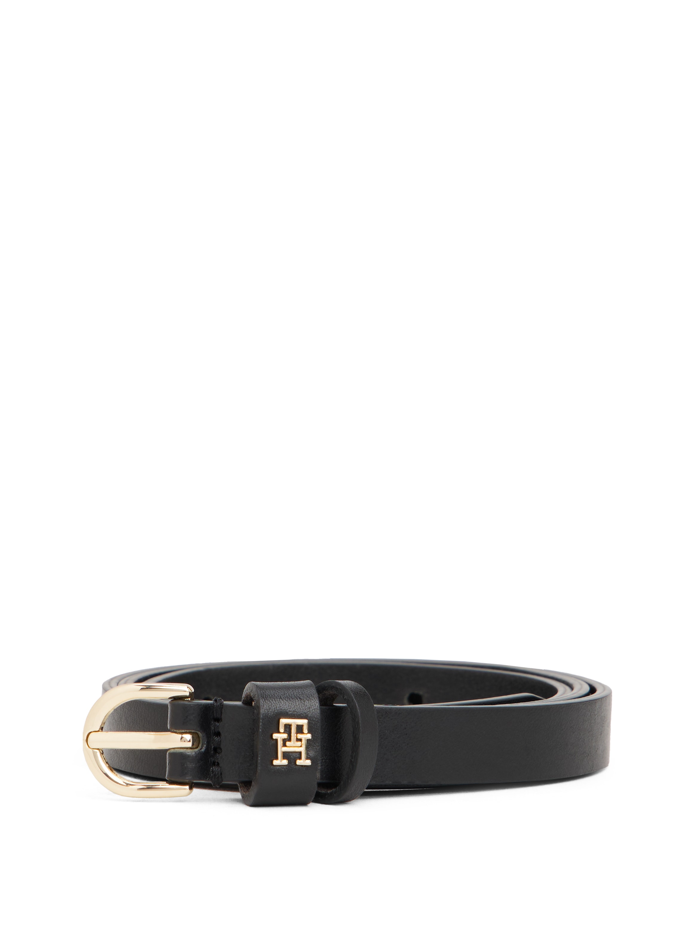 Tommy Hilfiger Ledergürtel »ESSENTIAL EFFORTLESS GOLD«, 1,5 cm breit, ovale Einfachdornschließe, Damengürtel