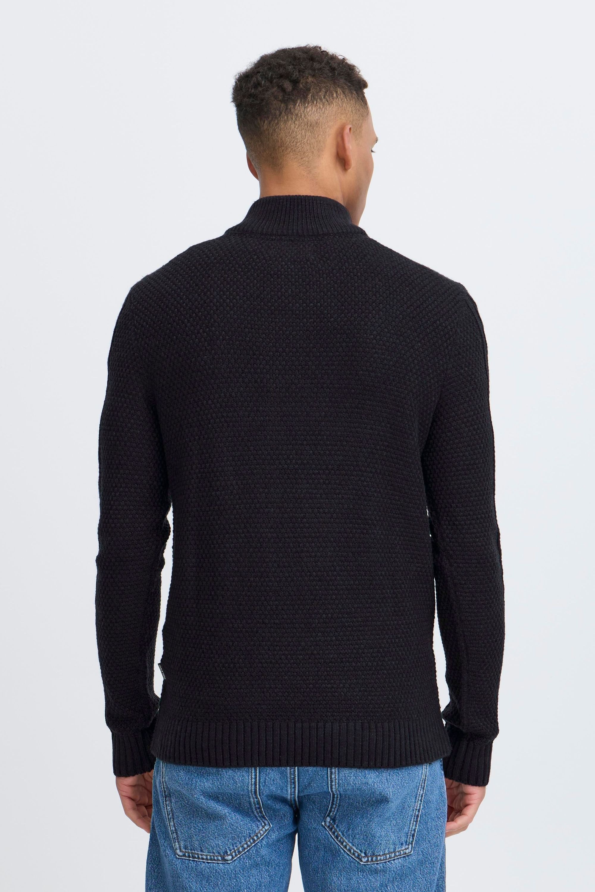 Troyer BLEND "Troyer BHBASIM", Herren, Gr. XL, schwarz, Obermaterial: 50% Baumwolle CO. 47% Polyacryl PAN. 3% Nylon NY., Pullover Troyer 6