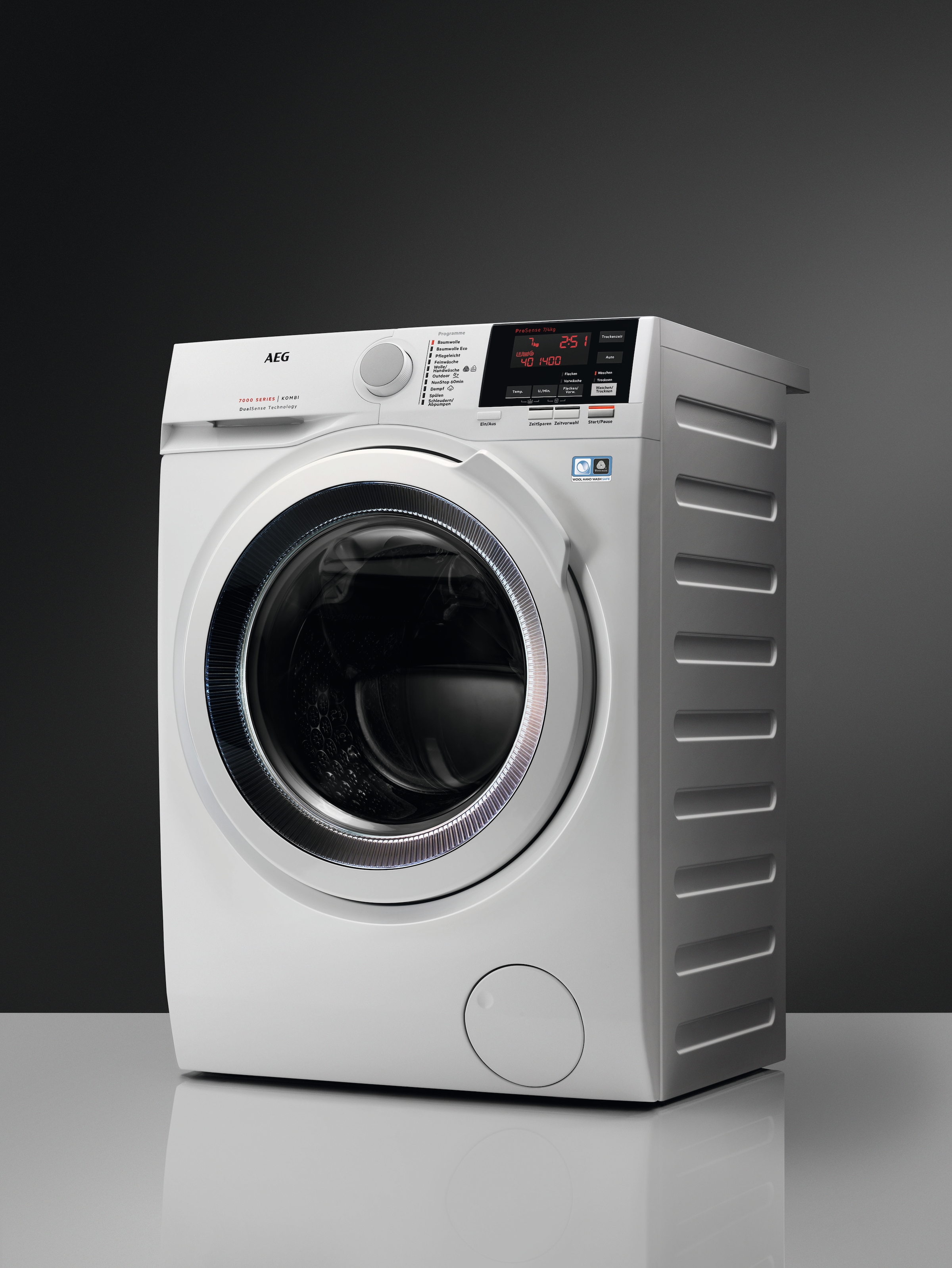 AEG Waschtrockner »L7WBA60680« Serie 7000 8 kg /5 kg 76 dB(A) ProSteam®: Auffrischen mit Dampf statt Waschen und 96 % Wasser sparen