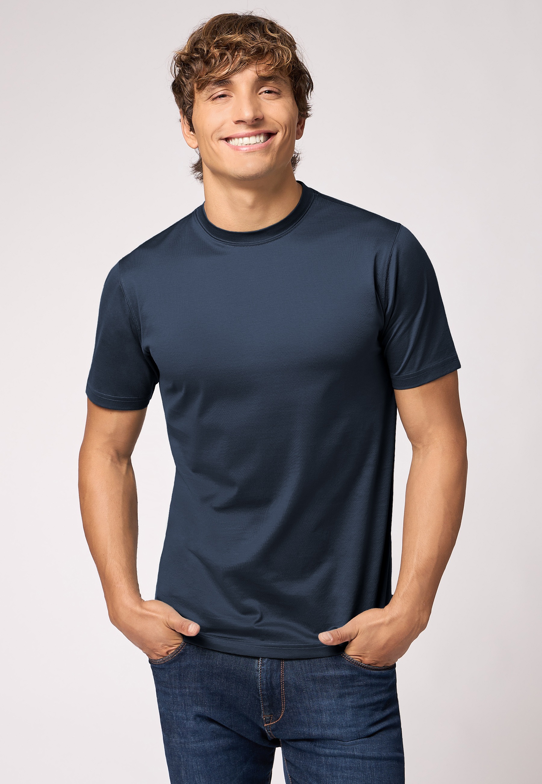 Roy Robson Rundhalsshirt "Basic Shirt" günstig online kaufen
