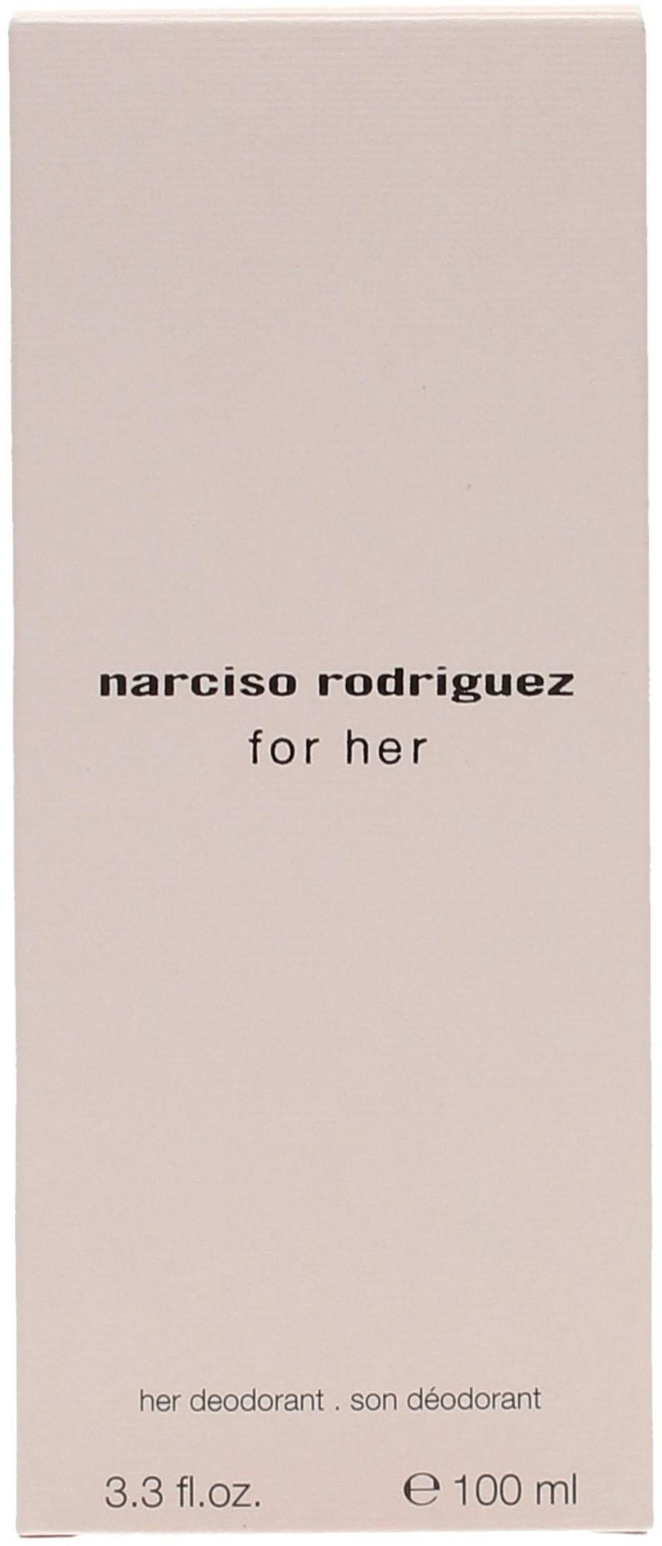 narciso rodriguez Deo-Spray »For Her«, Blumiger Duft, schützt 12h lang und sorgt für Wohlbefinden.