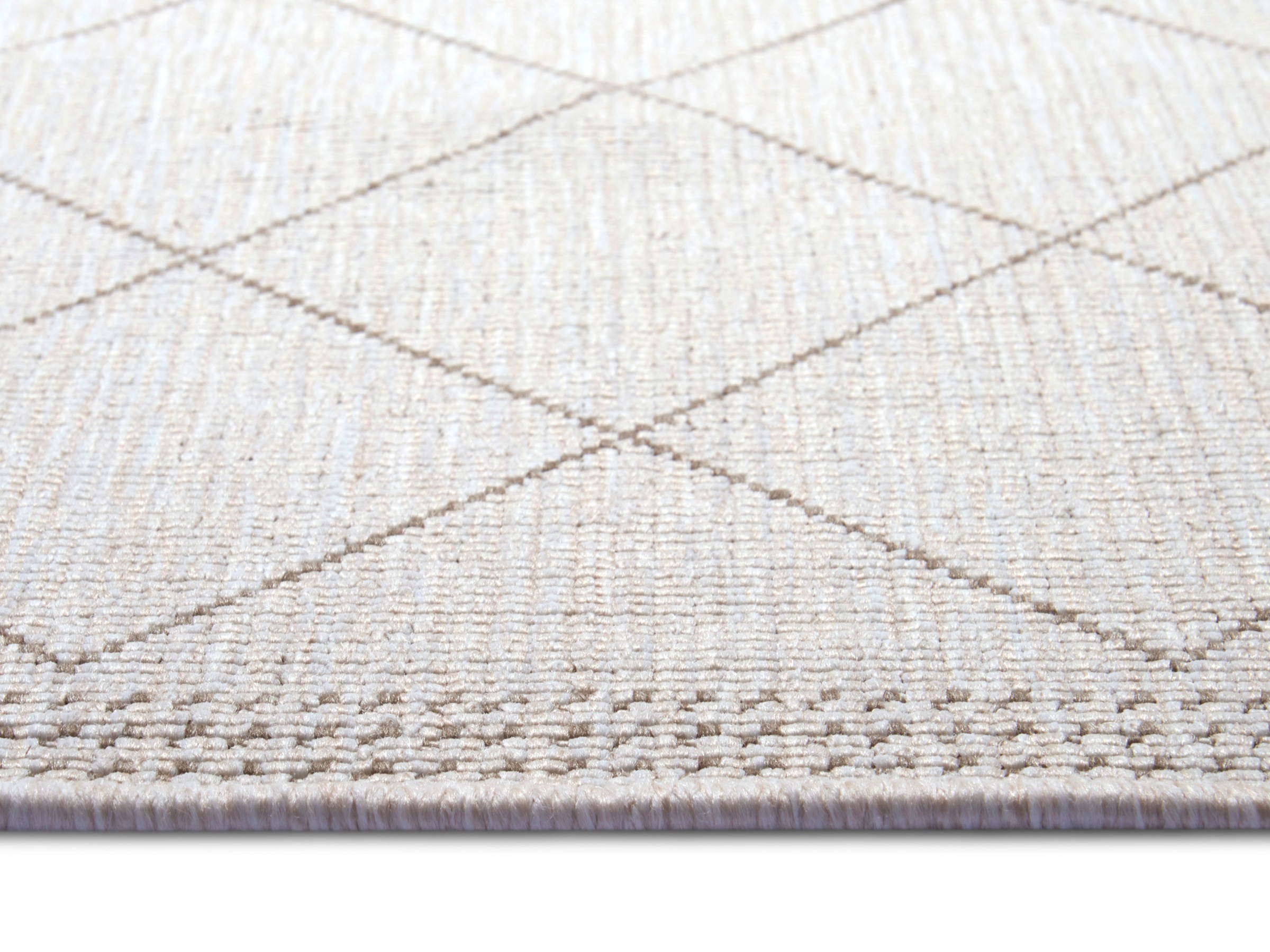 freundin Home Collection Teppich »Daisy«, rechteckig, 5 mm Höhe, In-& Outdoor, Teppich, Wetterfest, Balkon, Garten, Wohnzimmer, Modern