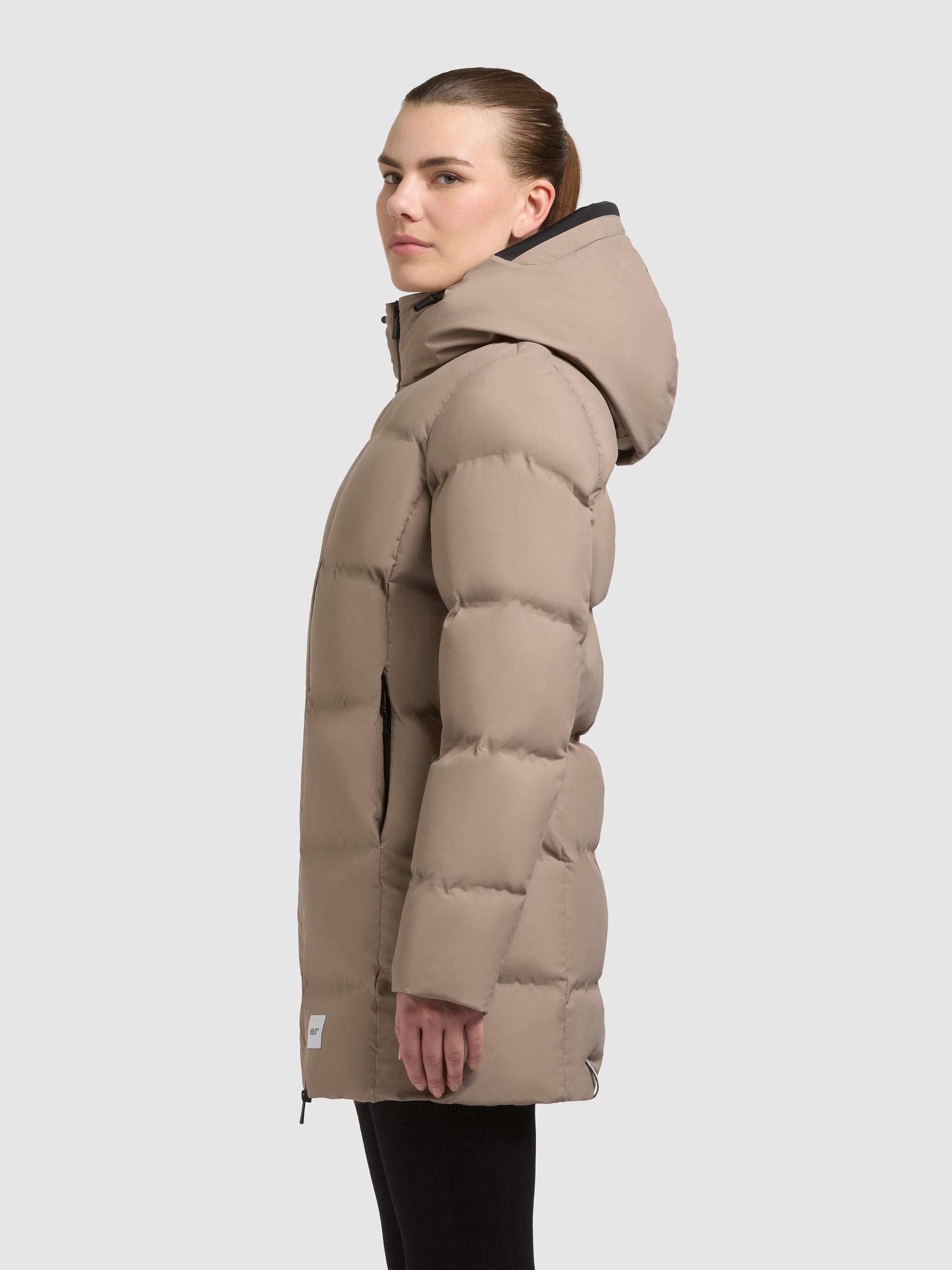 khujo Kurzmantel »Tanare4«, Warmer Damen Puffermantel mit Kapuze