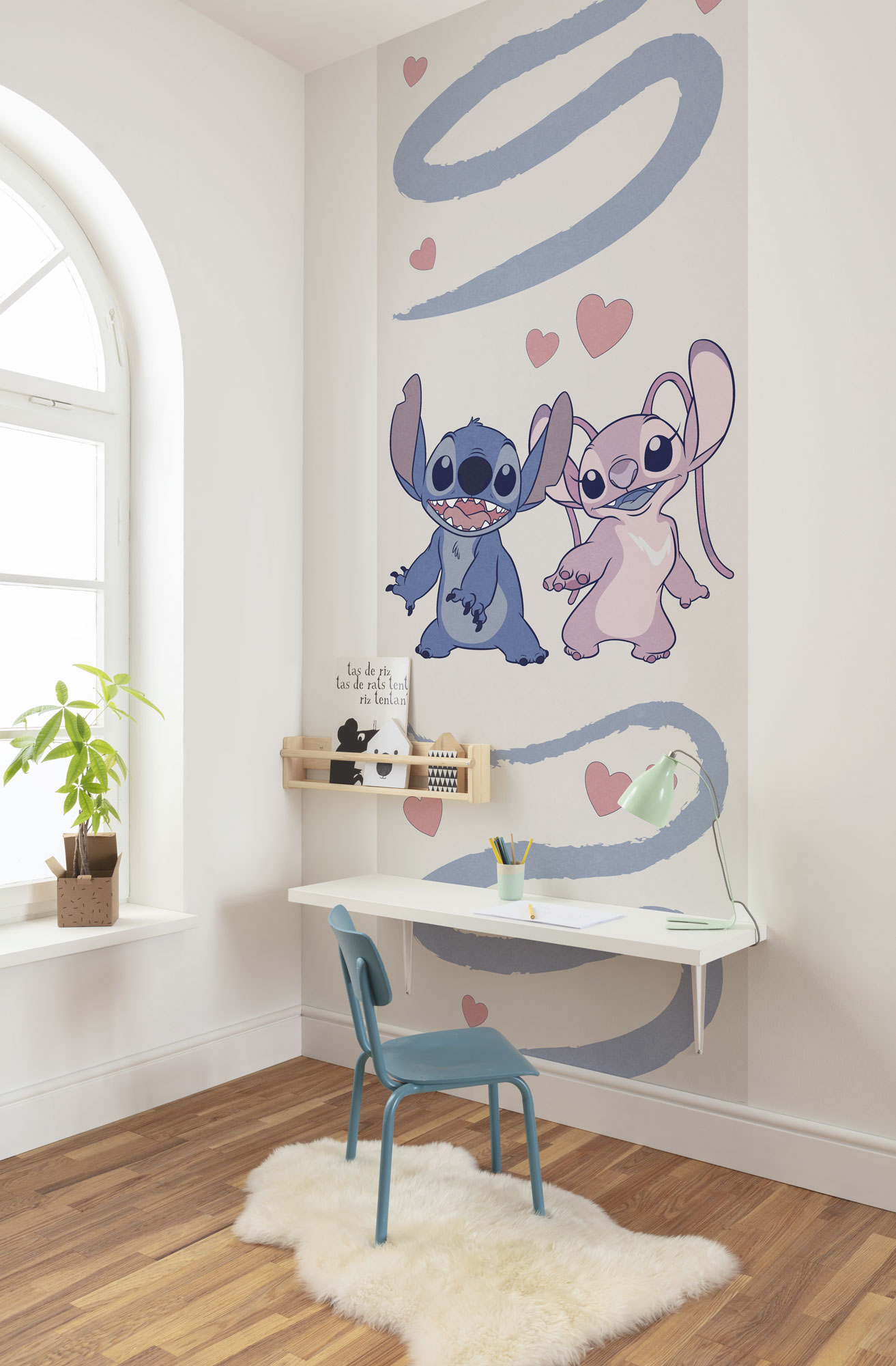 Komar "Digitaldruck Vlies - Stitch Together Forever - Größe 100 x 250 cm" bedruckt glatt Kinderzimmer