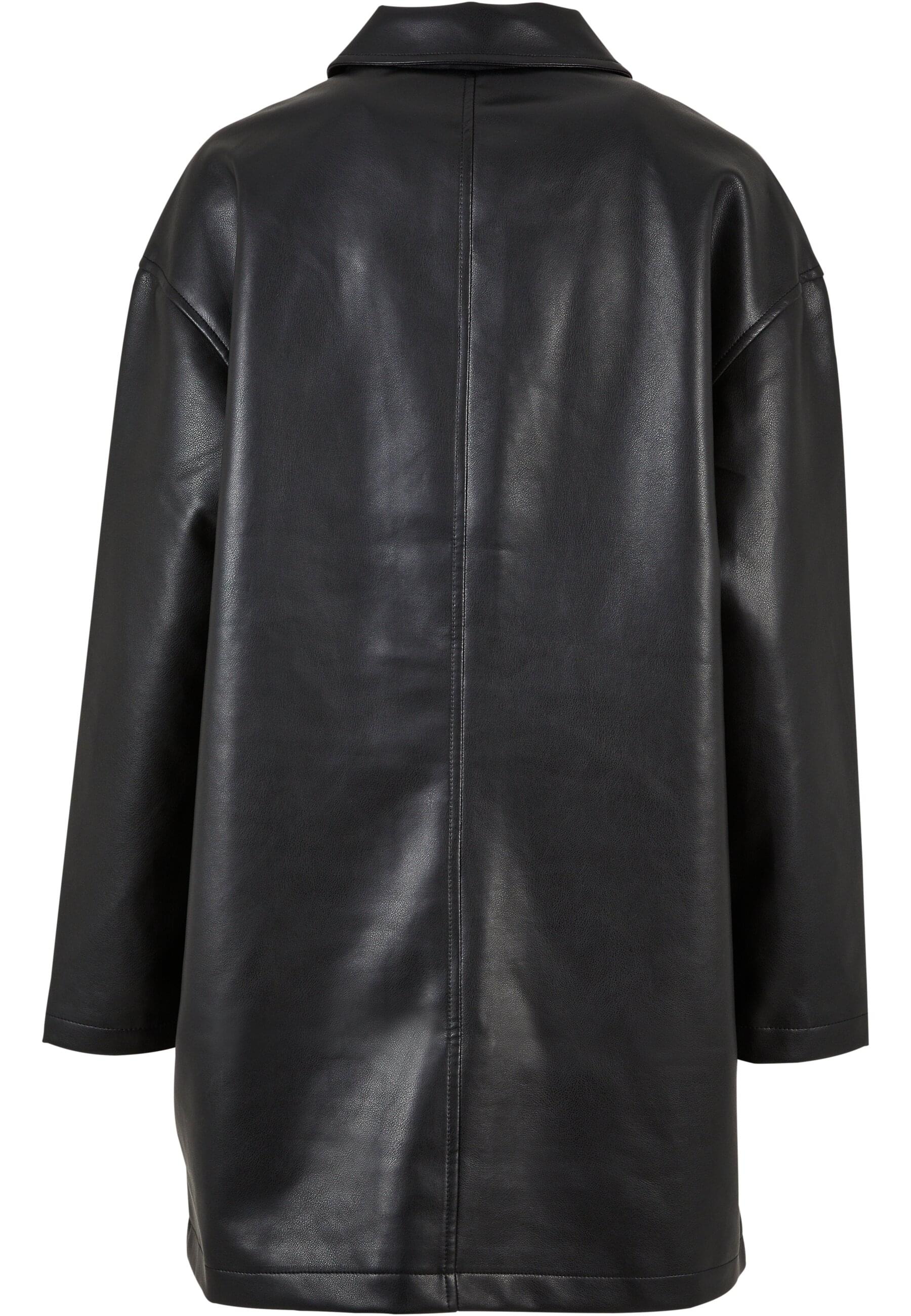URBAN CLASSICS Winterjacke "Urban Classics Damen Ladies Faux Leather Coat", günstig online kaufen