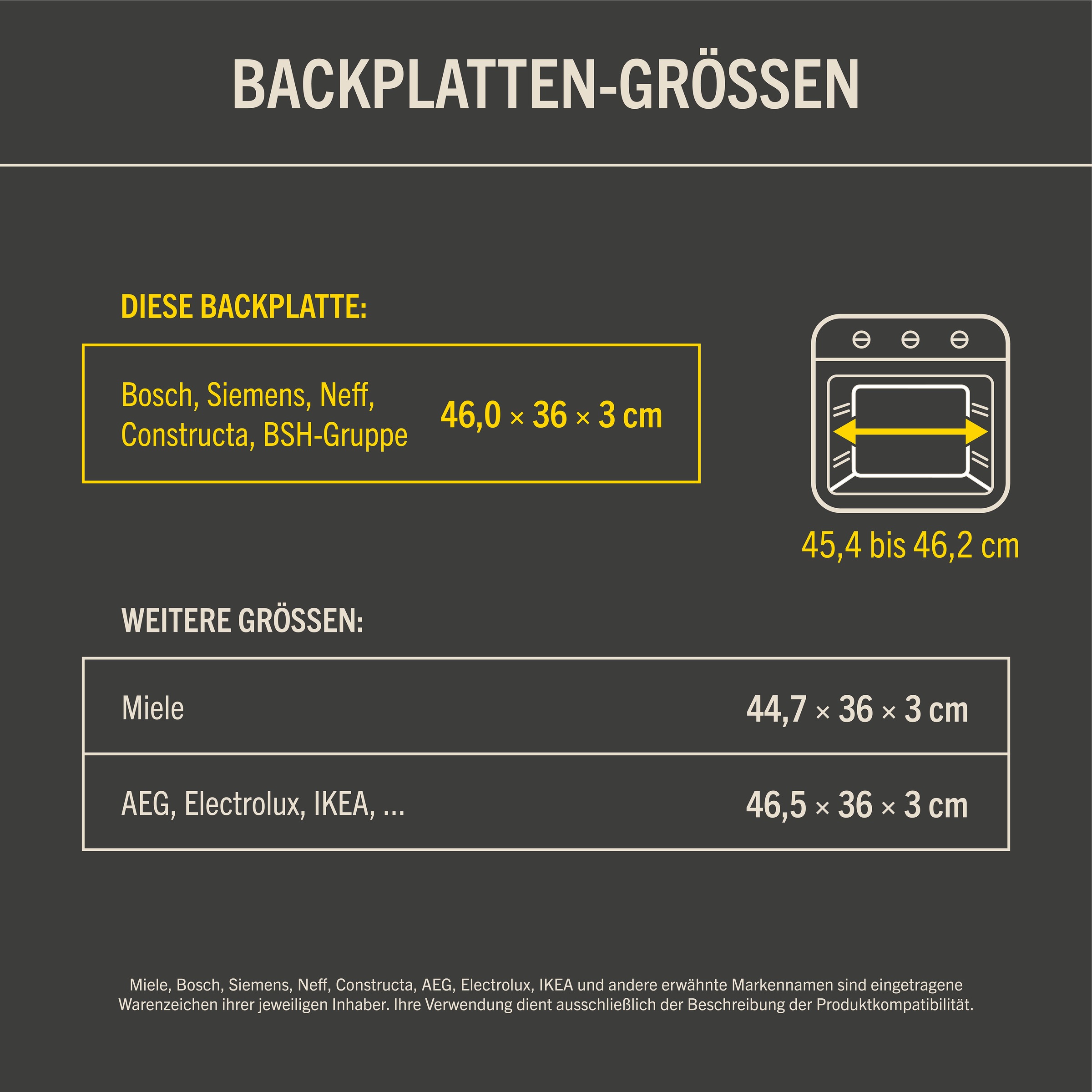 WOLL Backblech »WOLL D-Lite Aluminium Backplatte, PFAS-frei bis 300 °C« Aluminium 1 Stk. tlg. BACKBLECH: QXR-Oberfläche, 4 mm Aluguss, 3 cm flach