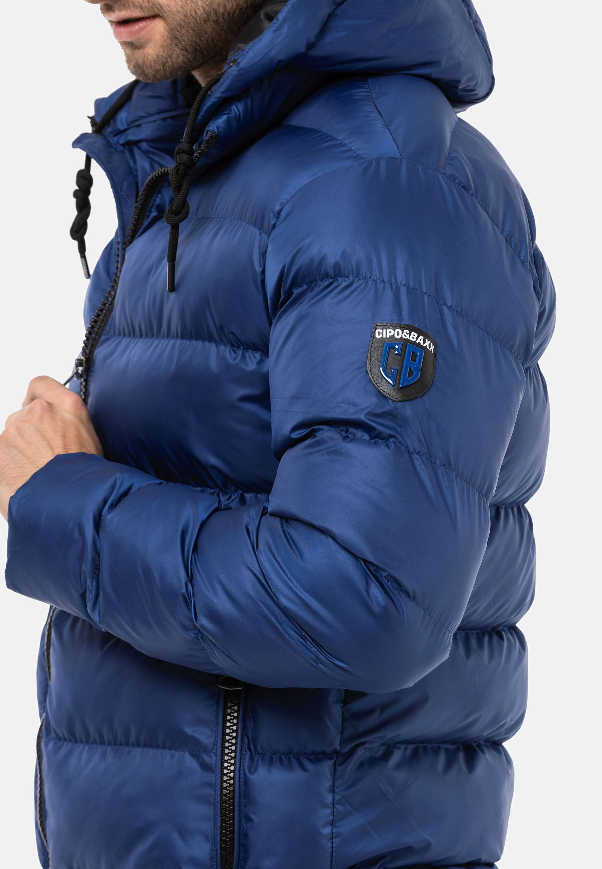 Cipo & Baxx Winterjacke »Jacke«, mit Kapuze, im Steppdesign