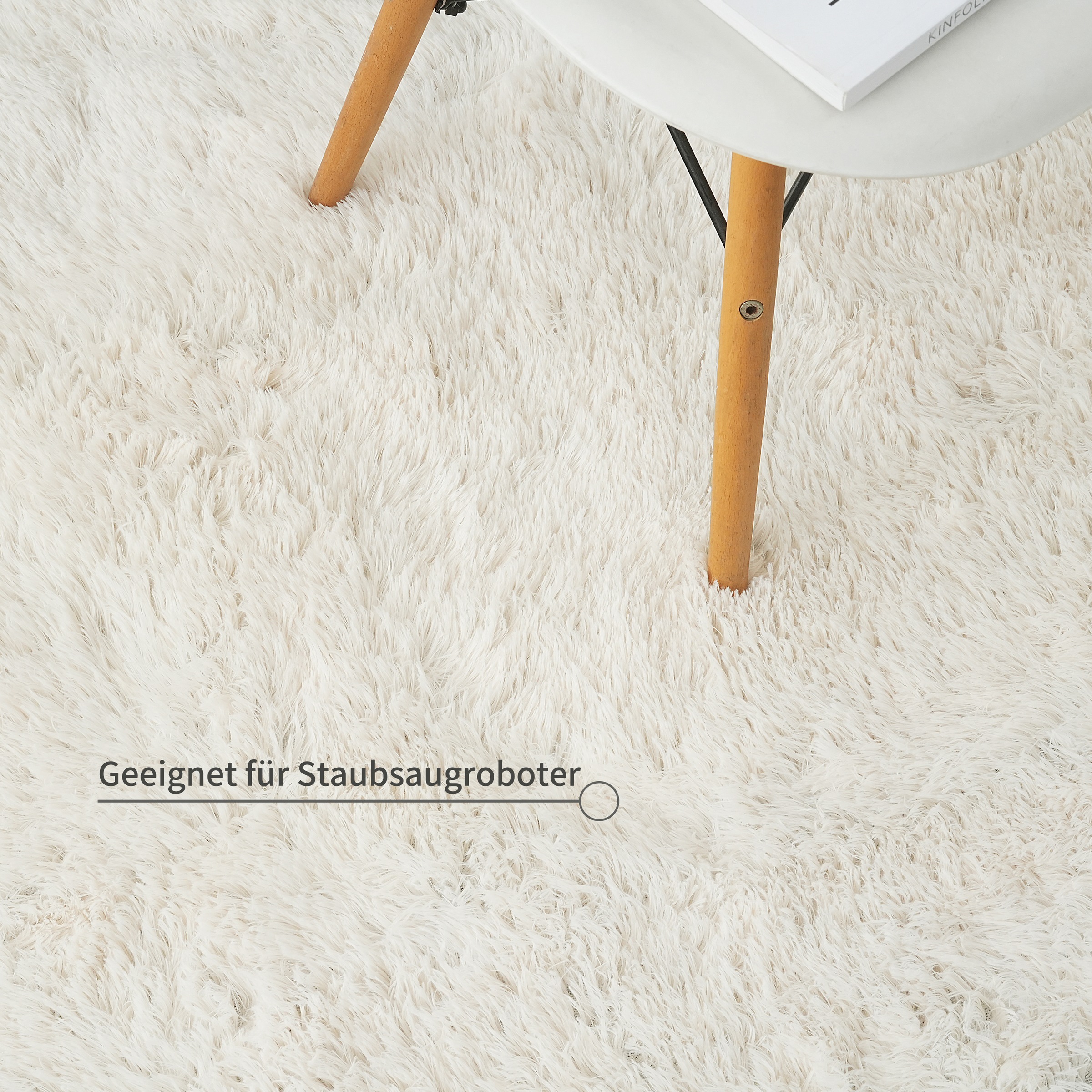 my home Hochflor-Teppich »Leava, besonders weich und kuschelig, leichter Glanz«, rechteckig, 37 mm Höhe, uni, Mikrofaser Teppiche, Wohnzimmer, Schlafzimmer, Esszimmer