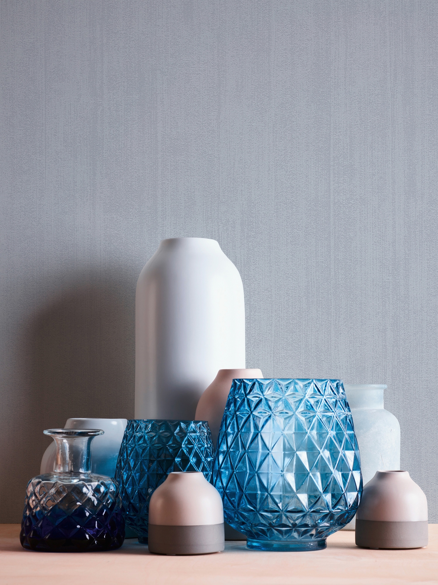 A.S. Création Vliestapete »Attractive« einfarbig | uni | unifarben glatt Uni Tapete einfarbig Tapeten Wohnzimmer Schlafzimmer Küche modern Büro