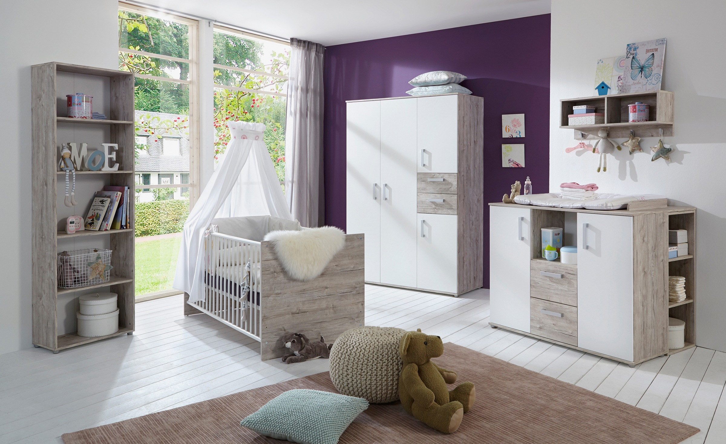 arthur berndt Kinderregal "Bente" mit 4 Kleiderhaken; Made in Germany günstig online kaufen