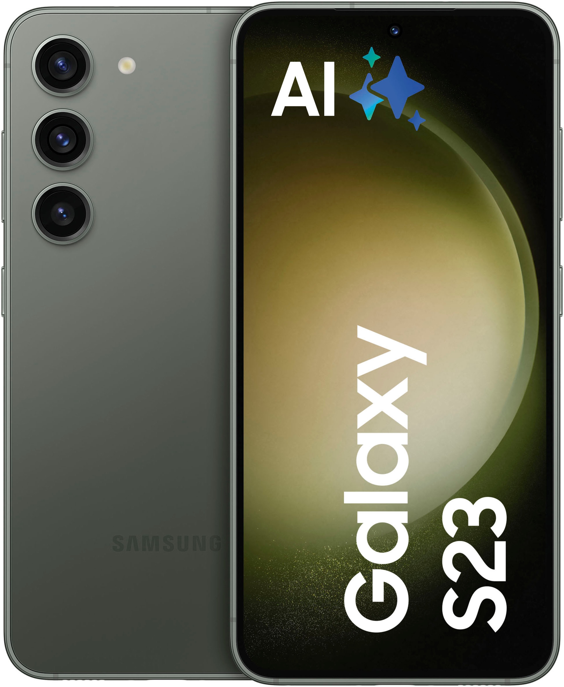 Smartphone »Galaxy S23, 128 GB«, grün, 15,39 cm/6,1 Zoll, 128 GB Speicherplatz, 50 MP...