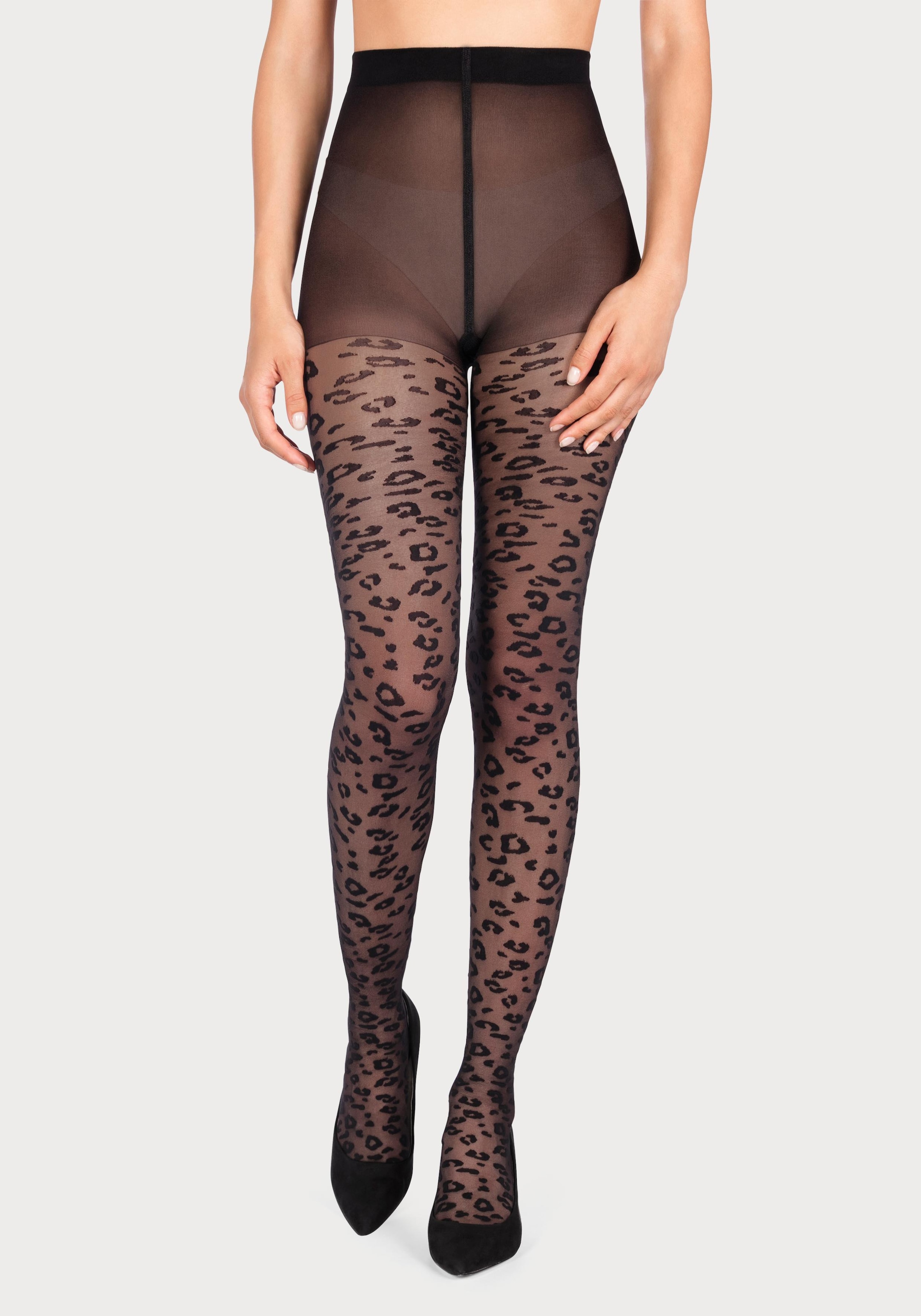 petite fleur gold Feinstrumpfhose, mit animal Muster