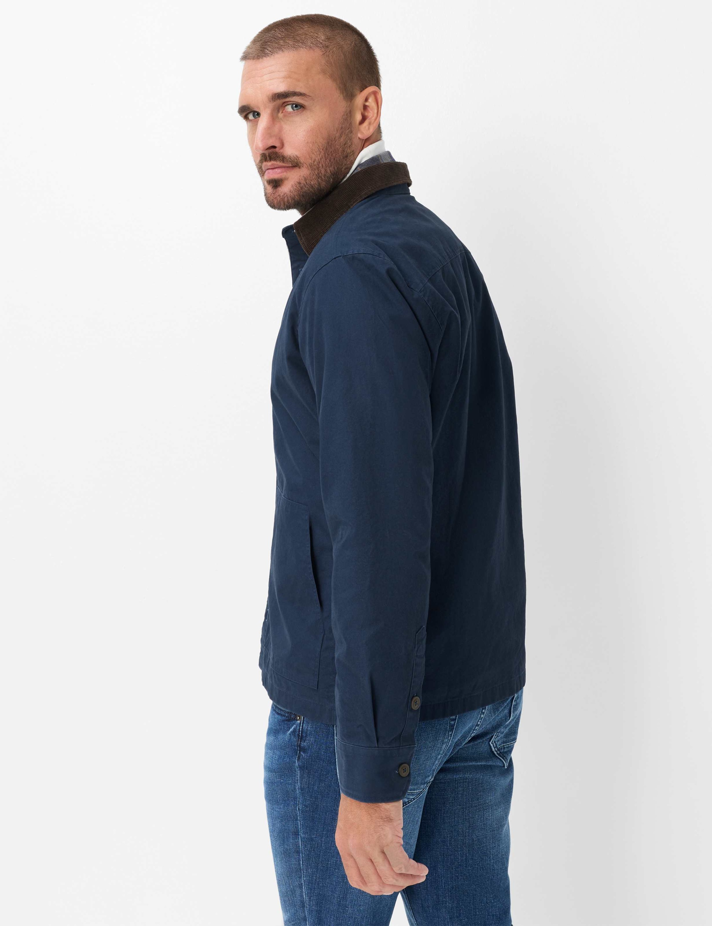 Brax Langarmhemd »Style KAY« Overshirt aus reiner Baumwolle