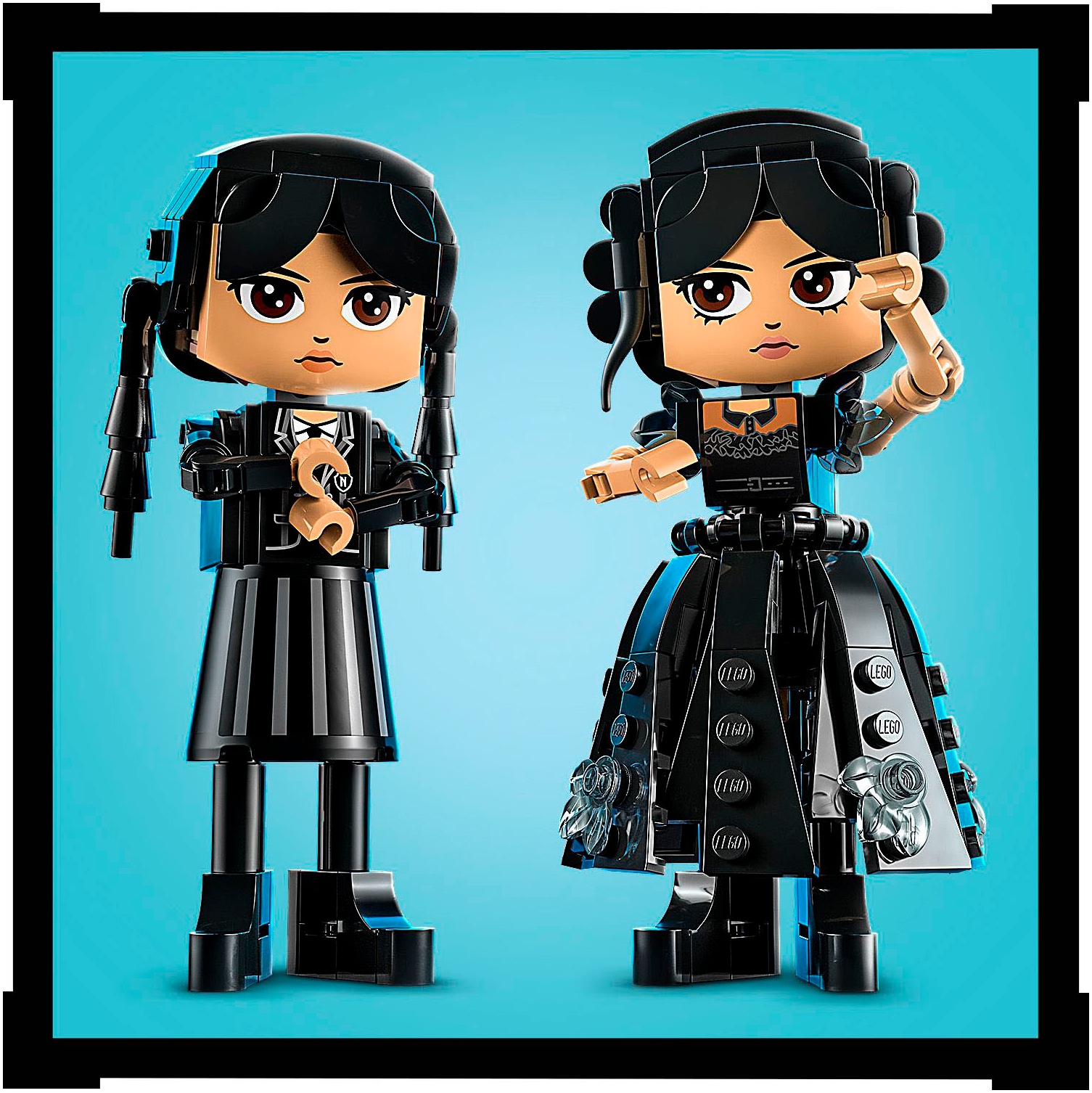 LEGO® Konstruktionsspielsteine »Wednesday Addams Baufigur (76780), LEGO Wednesday«, (702 St.), Made in Europe