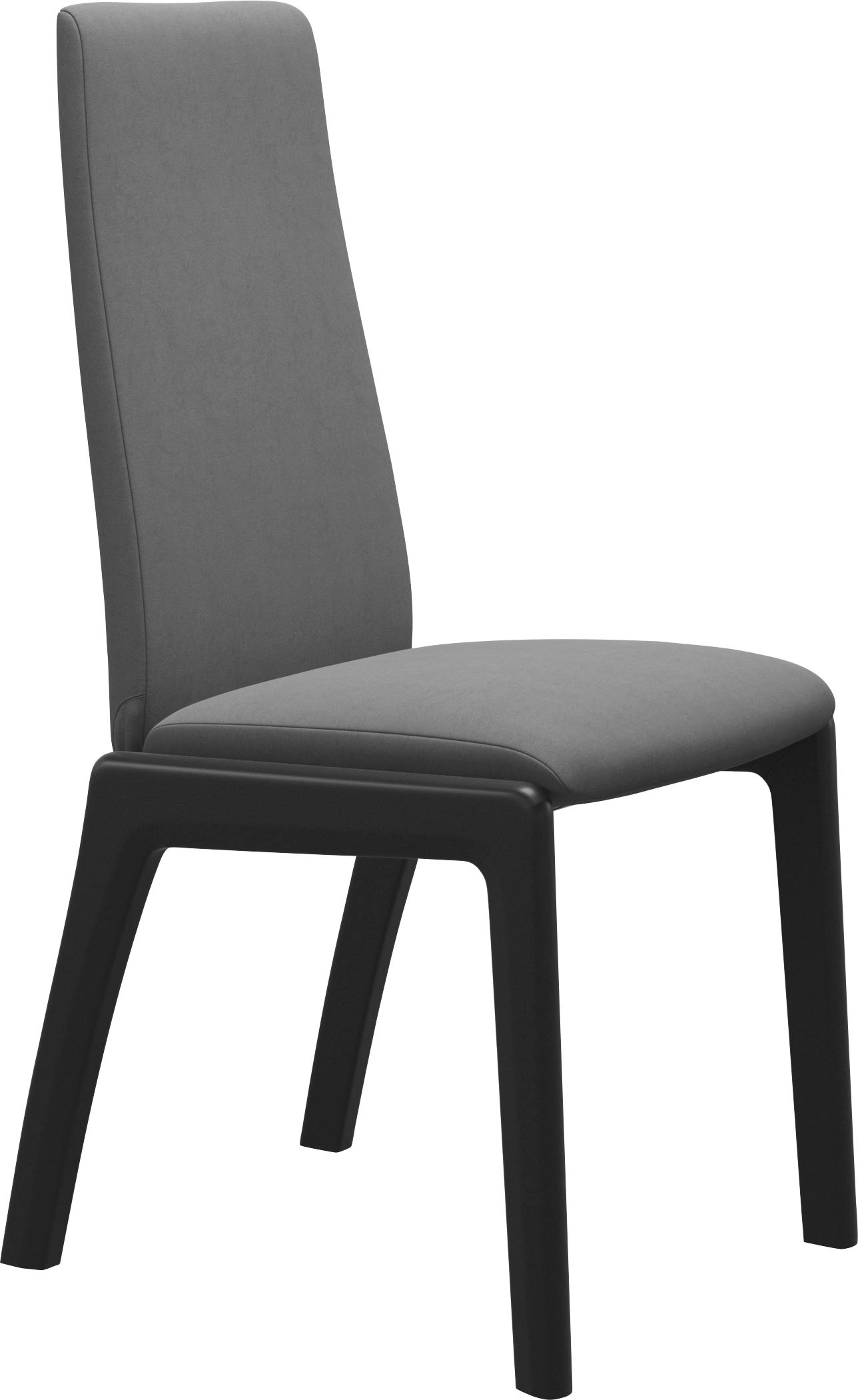 Stressless® Polsterstuhl »Laurel«, Microfaser DINAMICA, Low Back, Größe L, mit abgerundeten Beinen in Schwarz