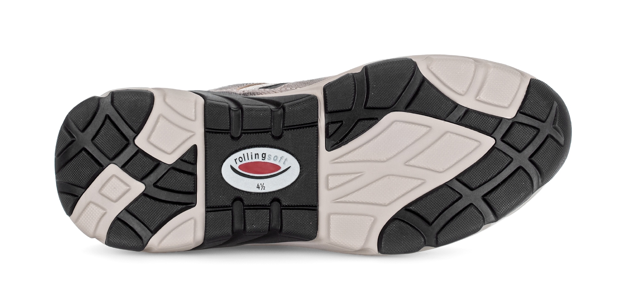 Gabor Rollingsoft Keilsneaker, Freizeitschuh, Halbschuh, Schnürschuh mit herausnehmbarem Fußbett