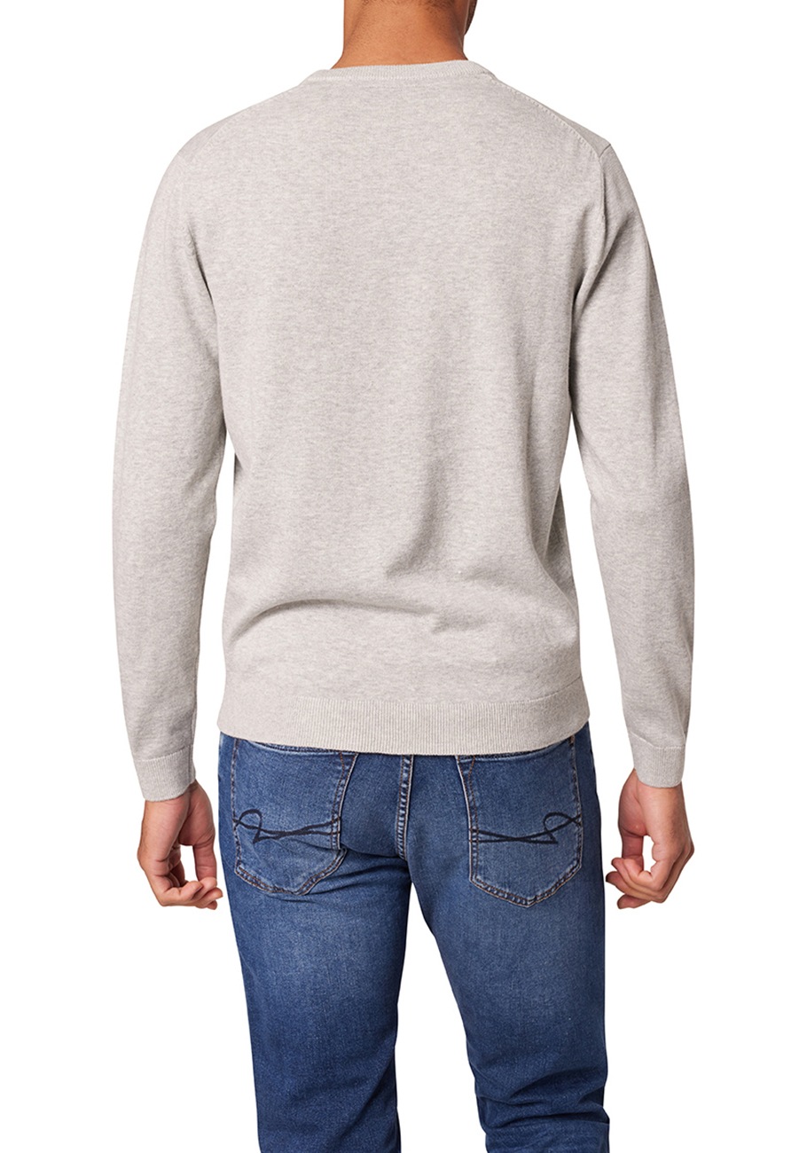 Pierre Cardin Rundhalspullover "Strick RH", mit Rippbündchen günstig online kaufen