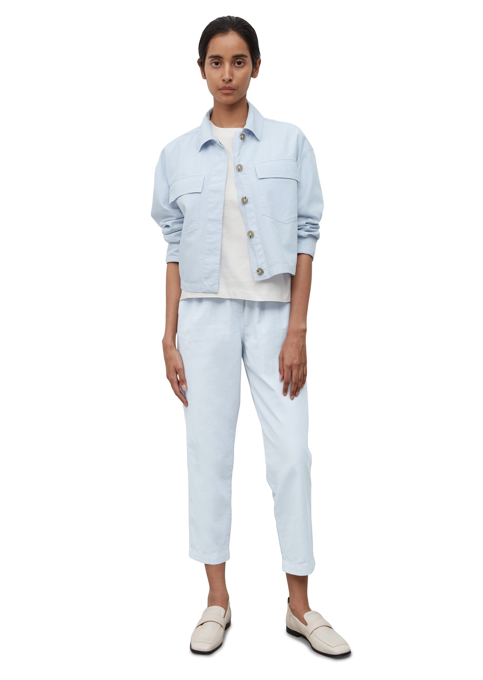 Marc O'Polo Kurzjacke »aus Organic-Cotton-Leinen-Mix«