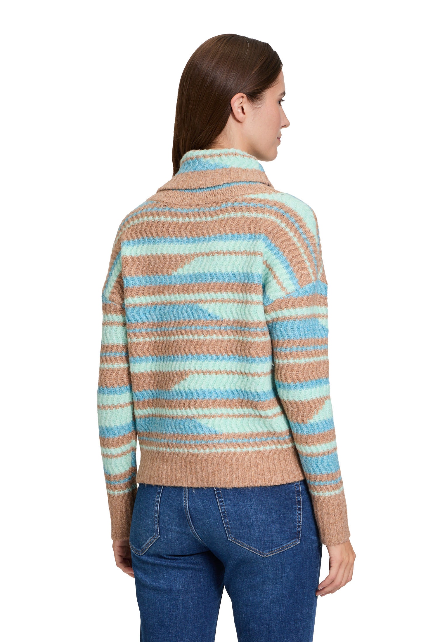 Betty&Co Strickpullover »Betty & Co Strickpullover mit Struktur«, (1 tlg.), Jacquard