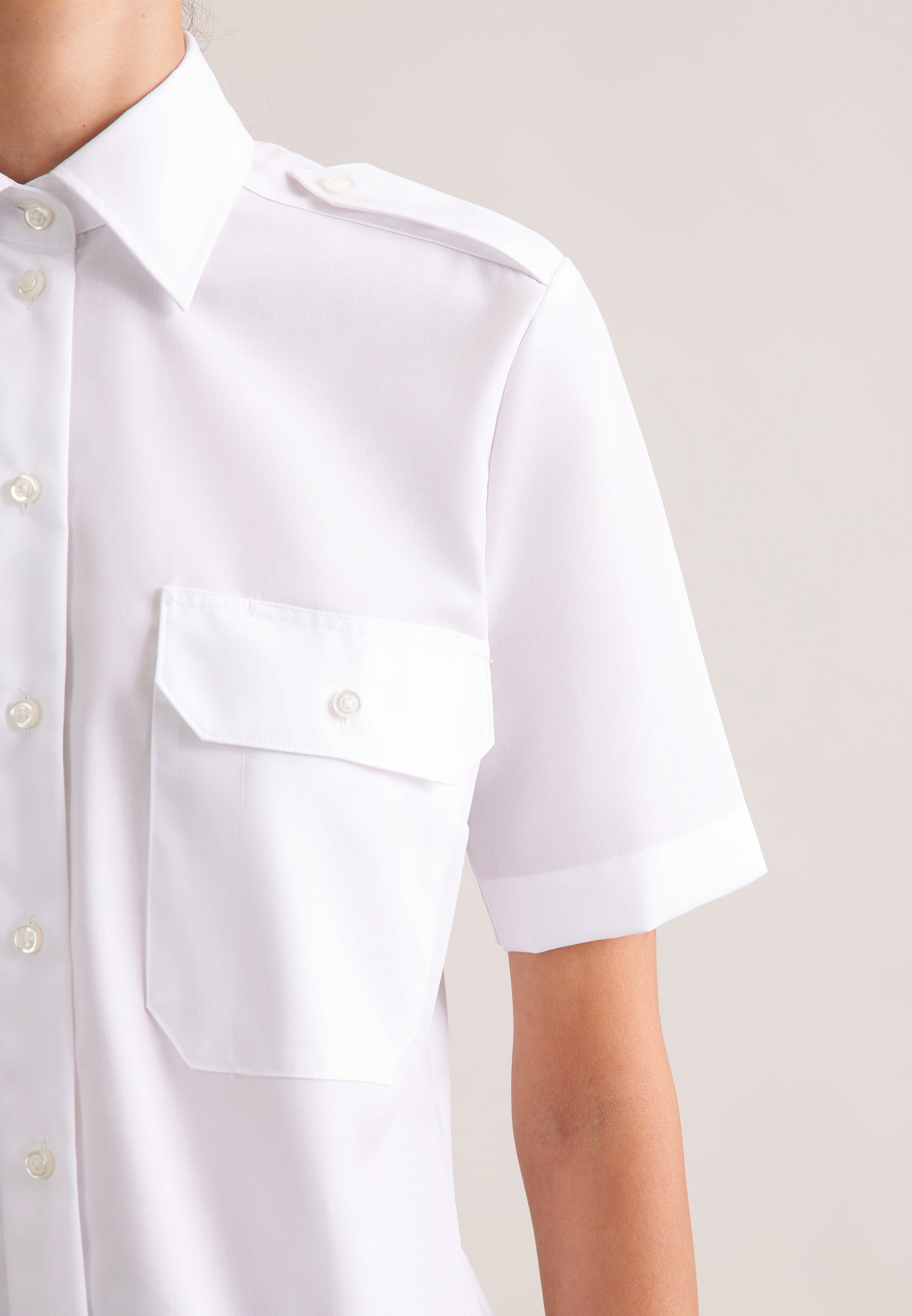 seidensticker Kurzarmbluse 1/2 Uni