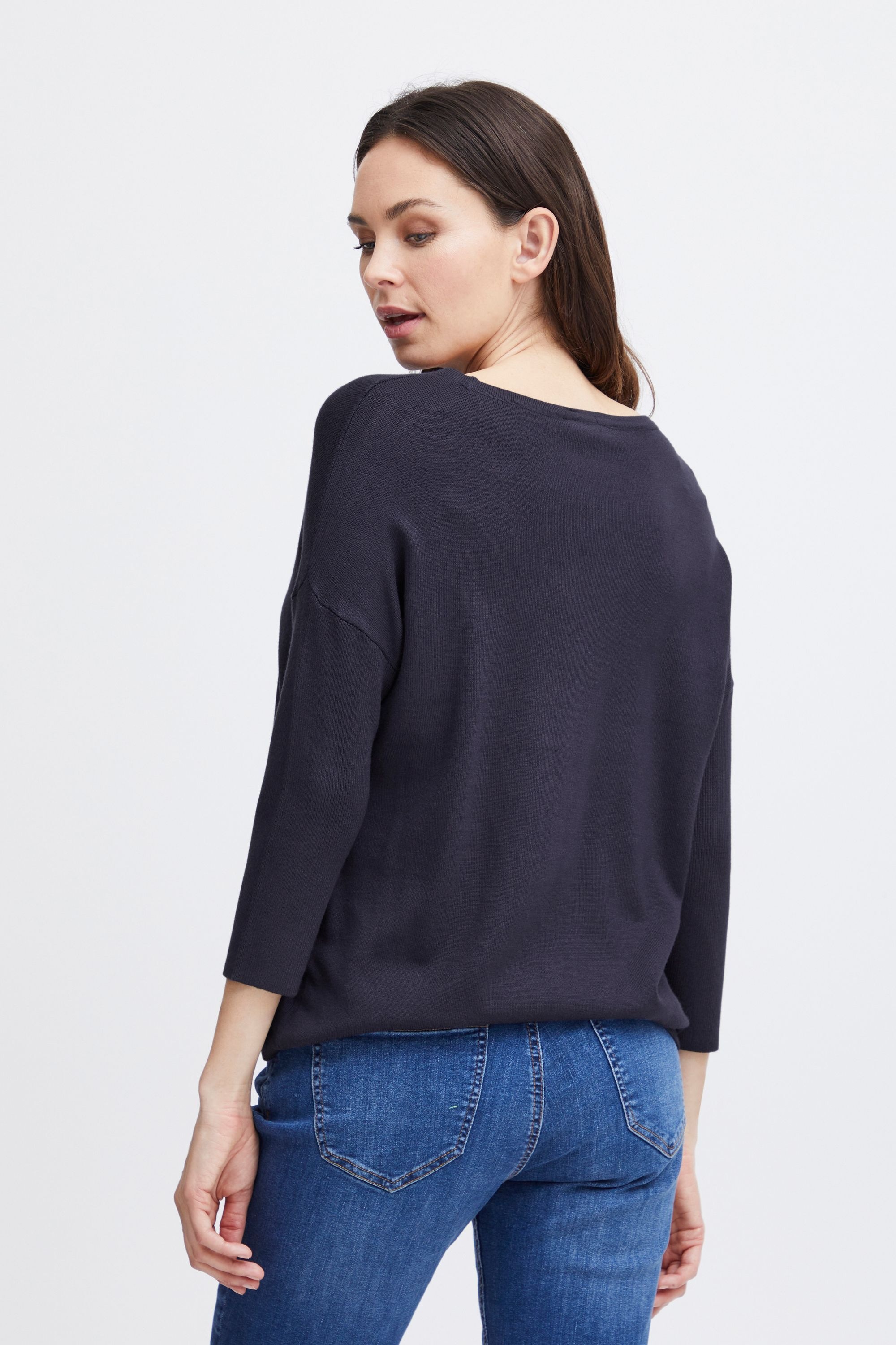 fransa Strickfleece-Pullover »Strickpullover FRBlume«
