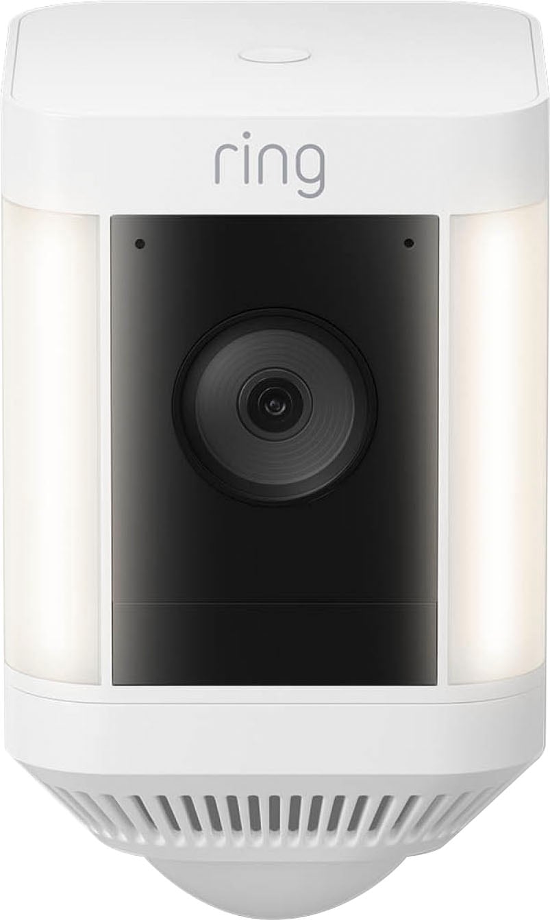 Ring Überwachungskamera »Spotlight Cam Plus, Battery - White«, Außenbereich