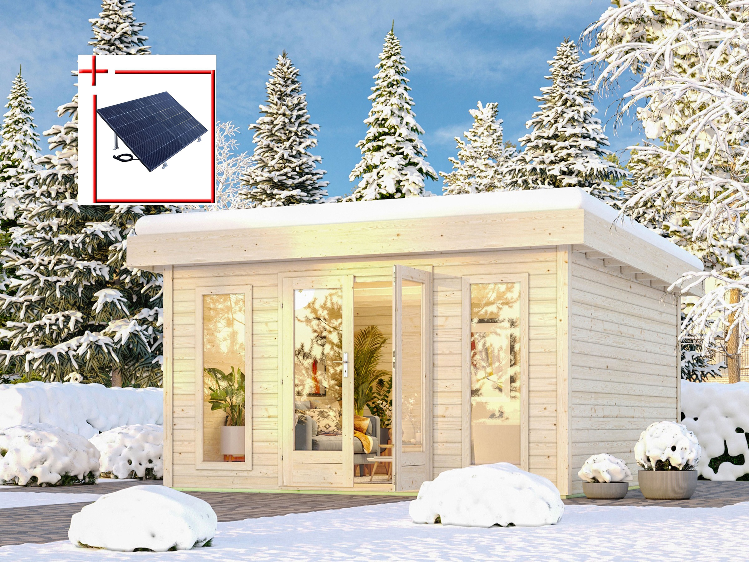 Karibu Gartenhaus "Clausensee" günstig online kaufen