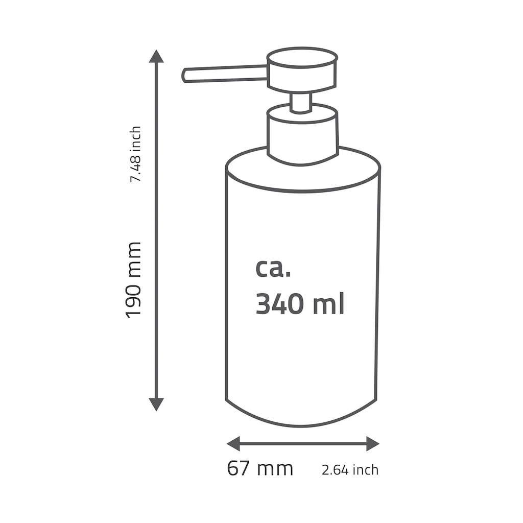 Ridder Seifenspender »Touch«, 340 ml