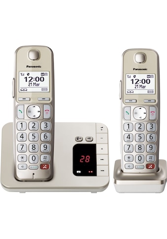 Panasonic DECT-Telefon »KX-TGE262GN«, (Mobilteile: 2) kaufen