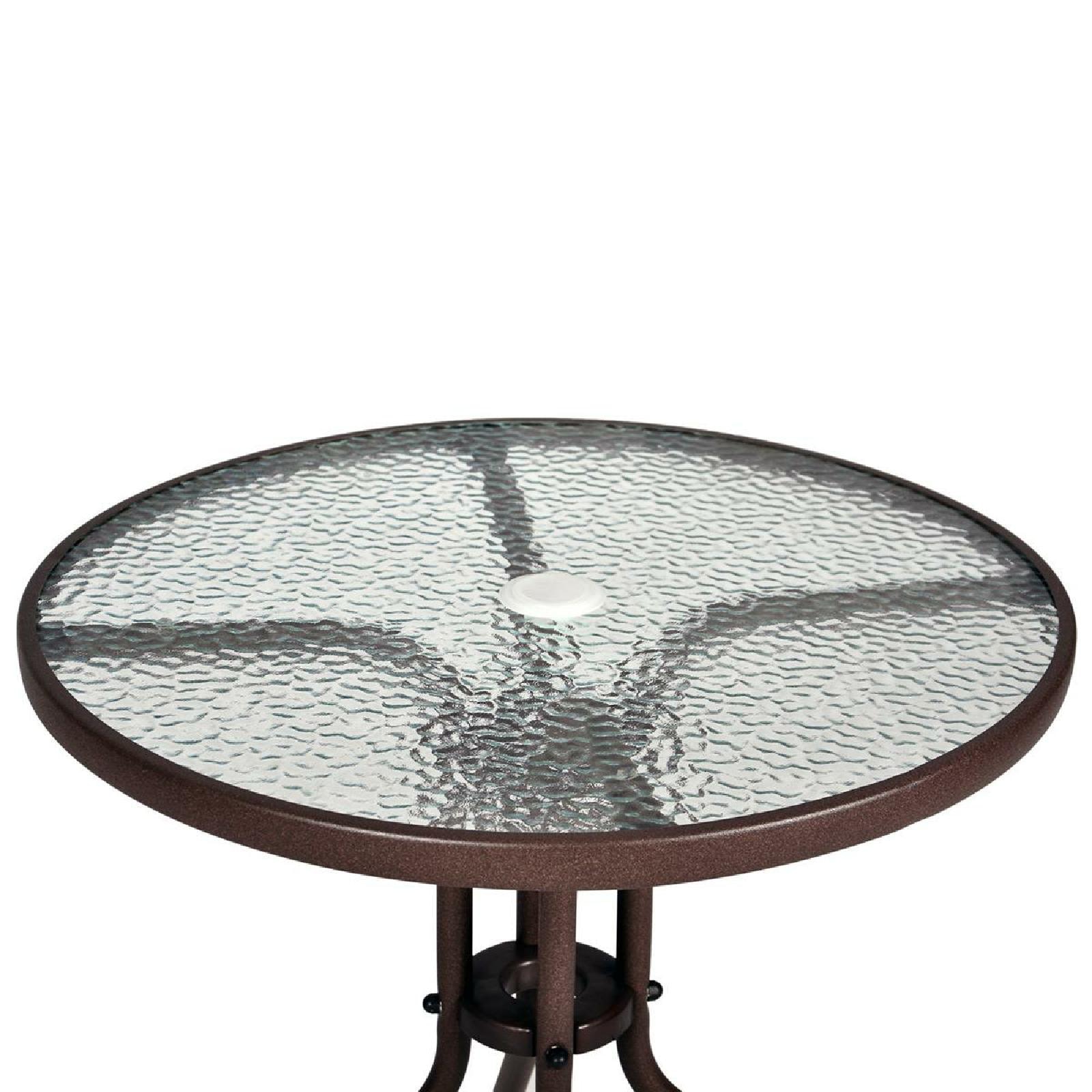 VCM Garten-Essgruppe »3-tlg. Bistroset Balkon Stuhl Tisch Set Braun«