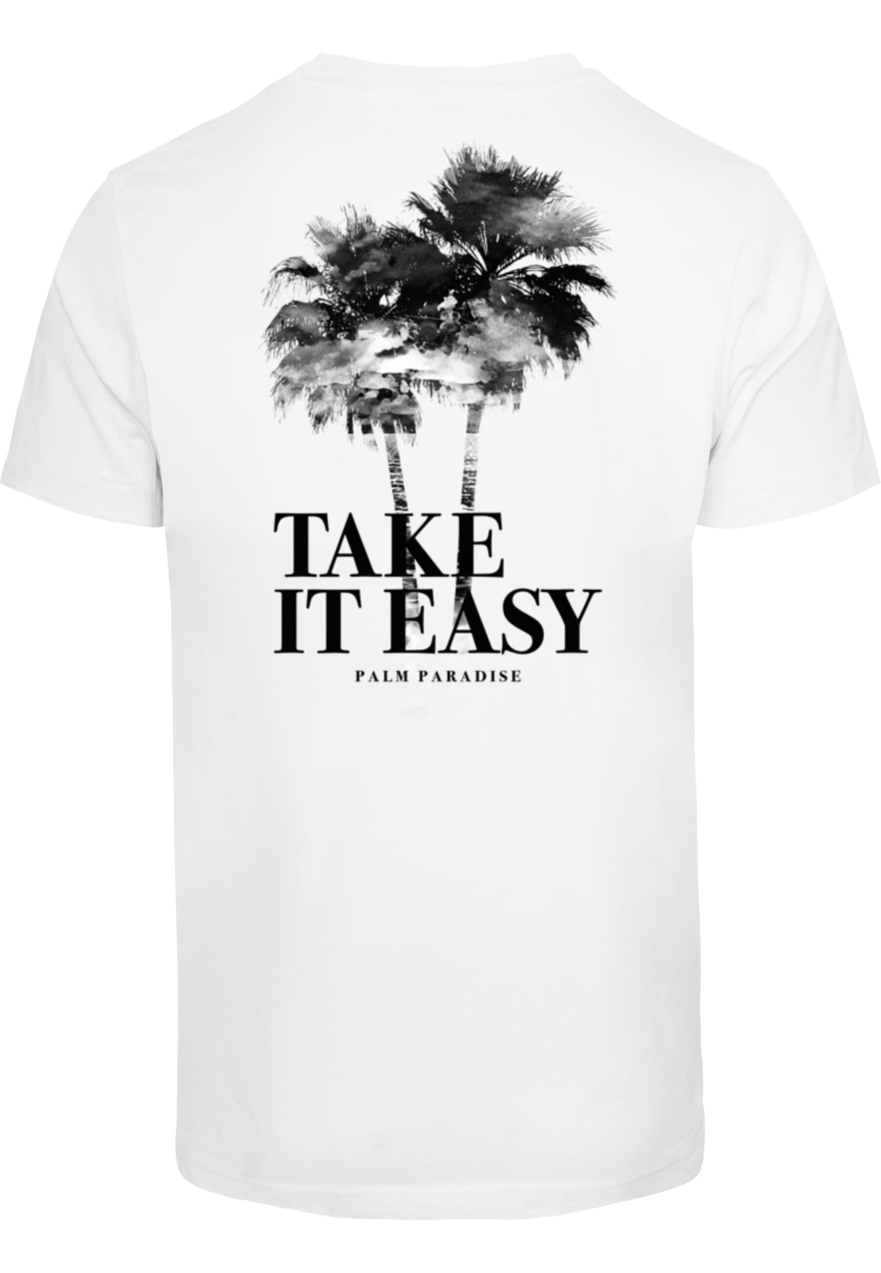 MisterTee T-Shirt "MisterTee Take It Easy Palm Paradise Tee" 1 Stk. günstig online kaufen
